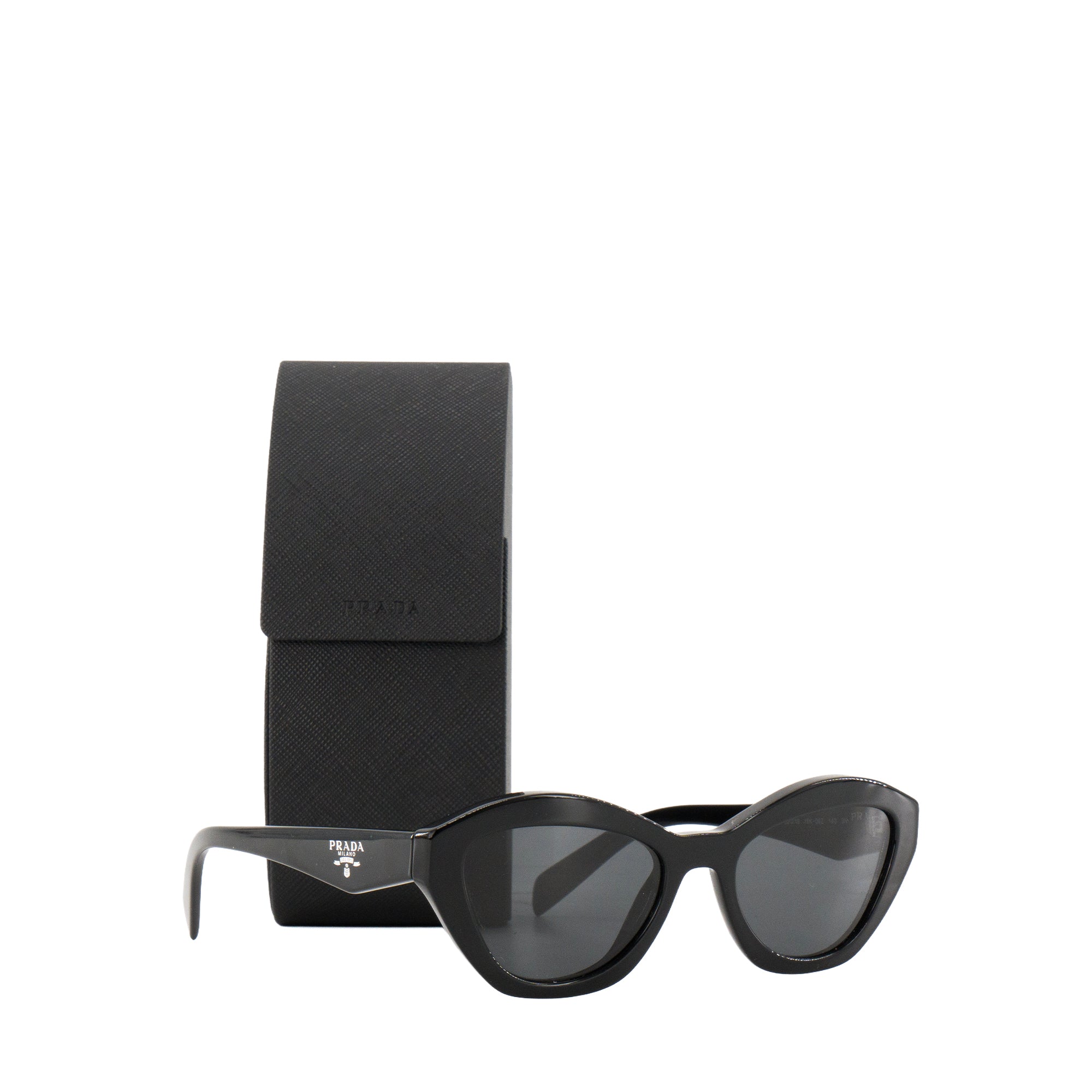PRADA - Lunettes de soleil Prada en plastique noir