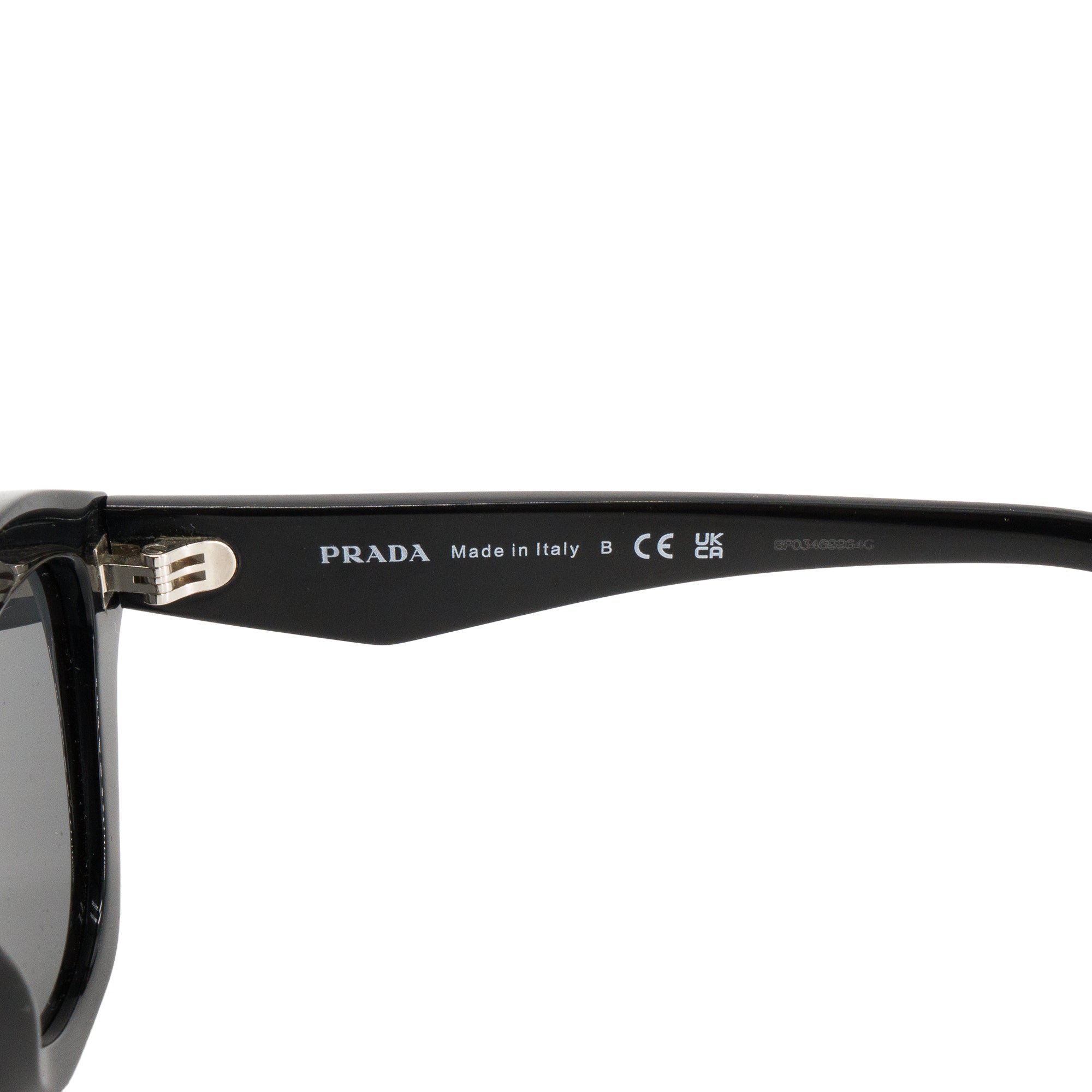 PRADA - Lunettes de soleil Prada en plastique noir
