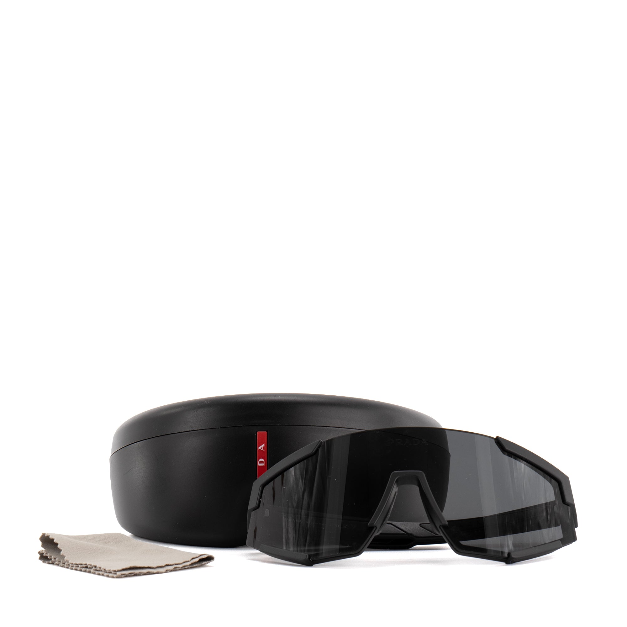 PRADA - Lunettes de soleil SPS 04W Prada en plastique noir