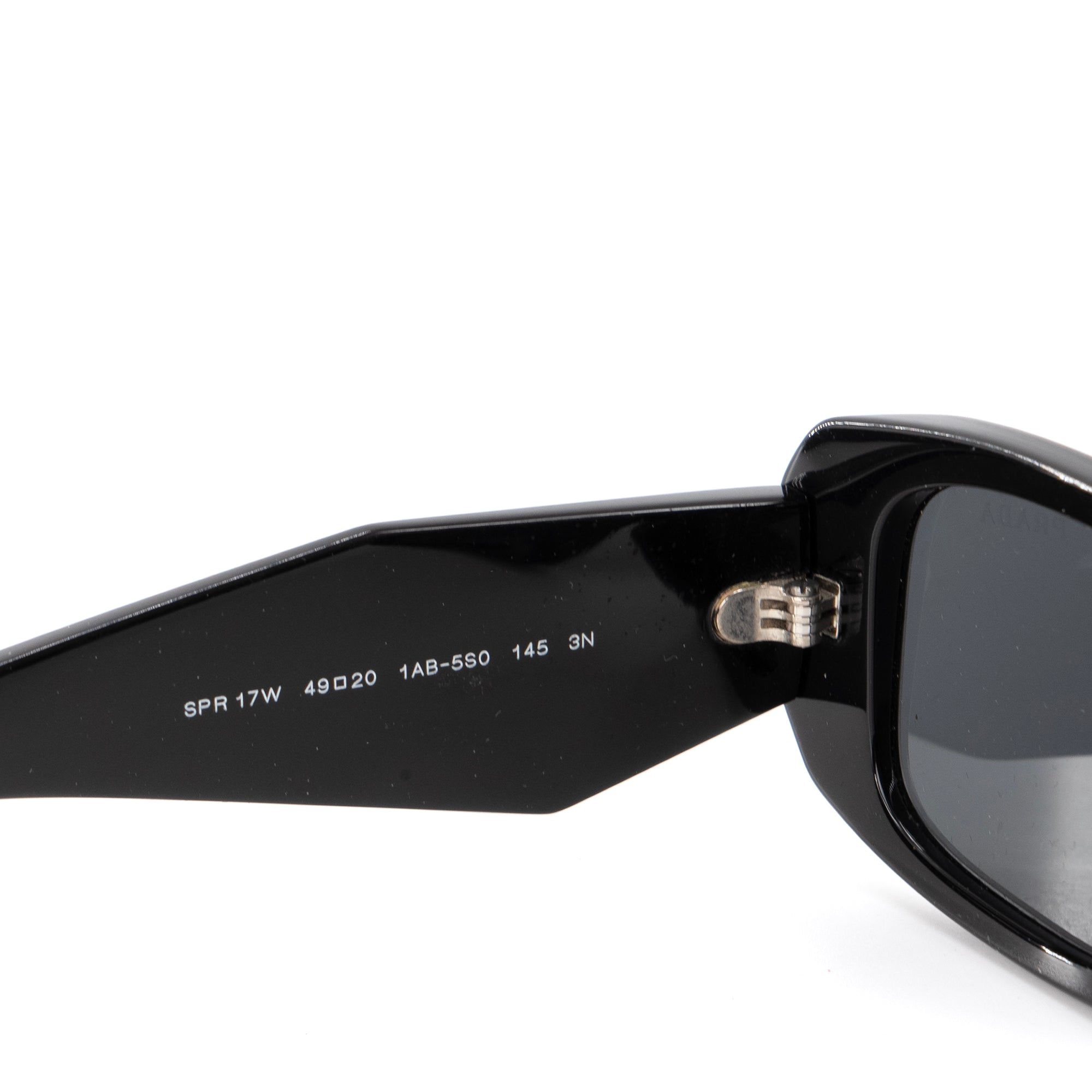PRADA - Lunettes de soleil Symbole Prada en plastique noir
