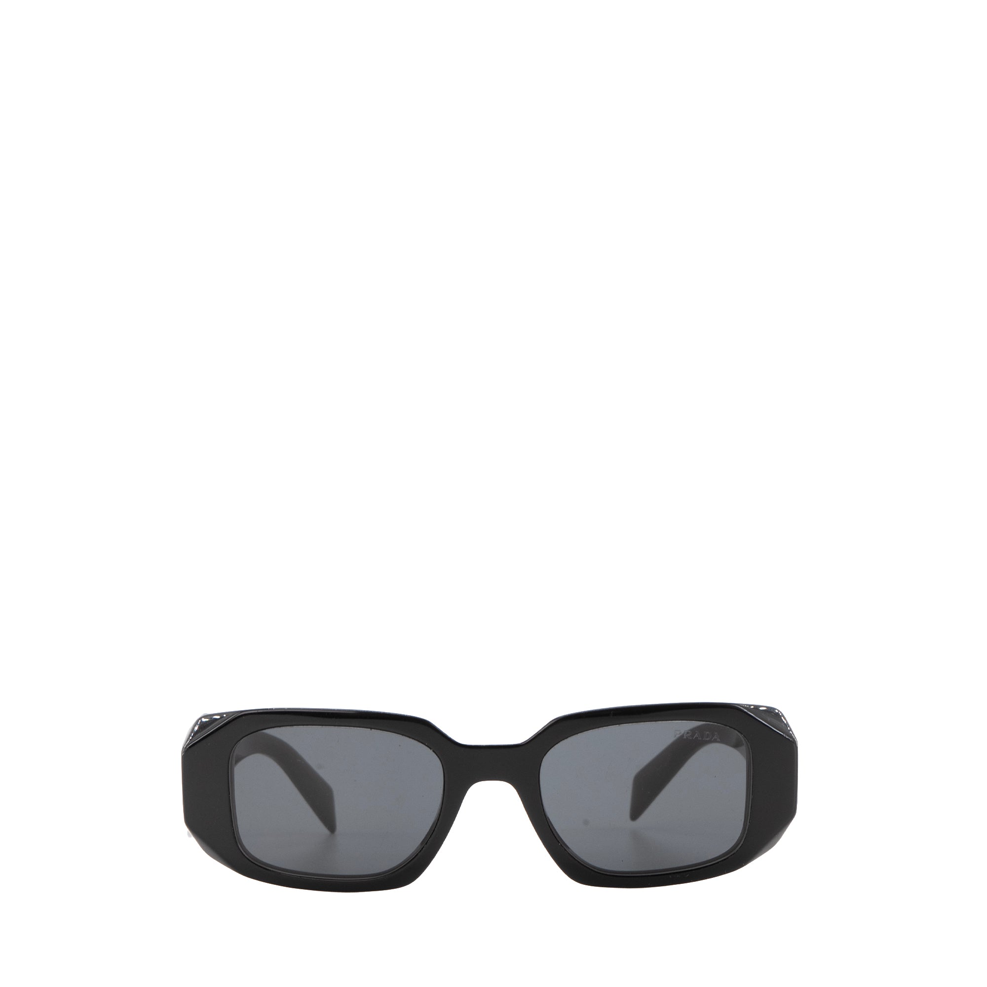 PRADA - Lunettes de soleil Symbole Prada en plastique noir