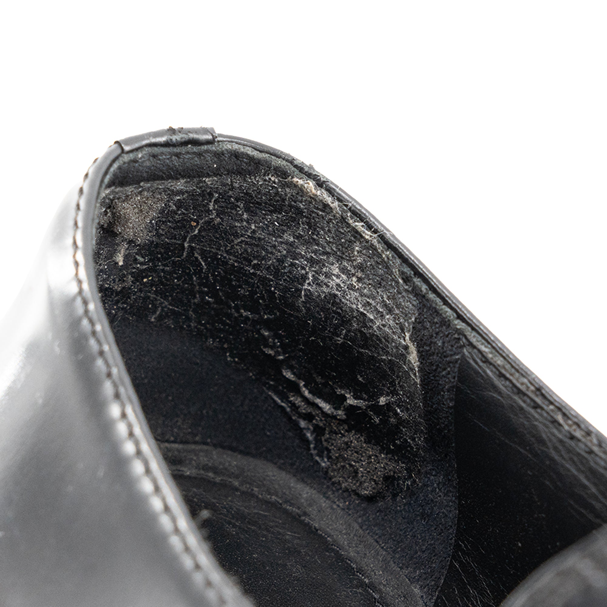 PRADA - Mocassins Chocolate Prada en cuir brossé noir (T35,5)