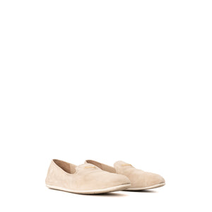 PRADA - Mocassins Prada en daim beige (T39,5)