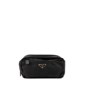 PRADA - Pochette en Re-Nylon Prada et noir saffiano