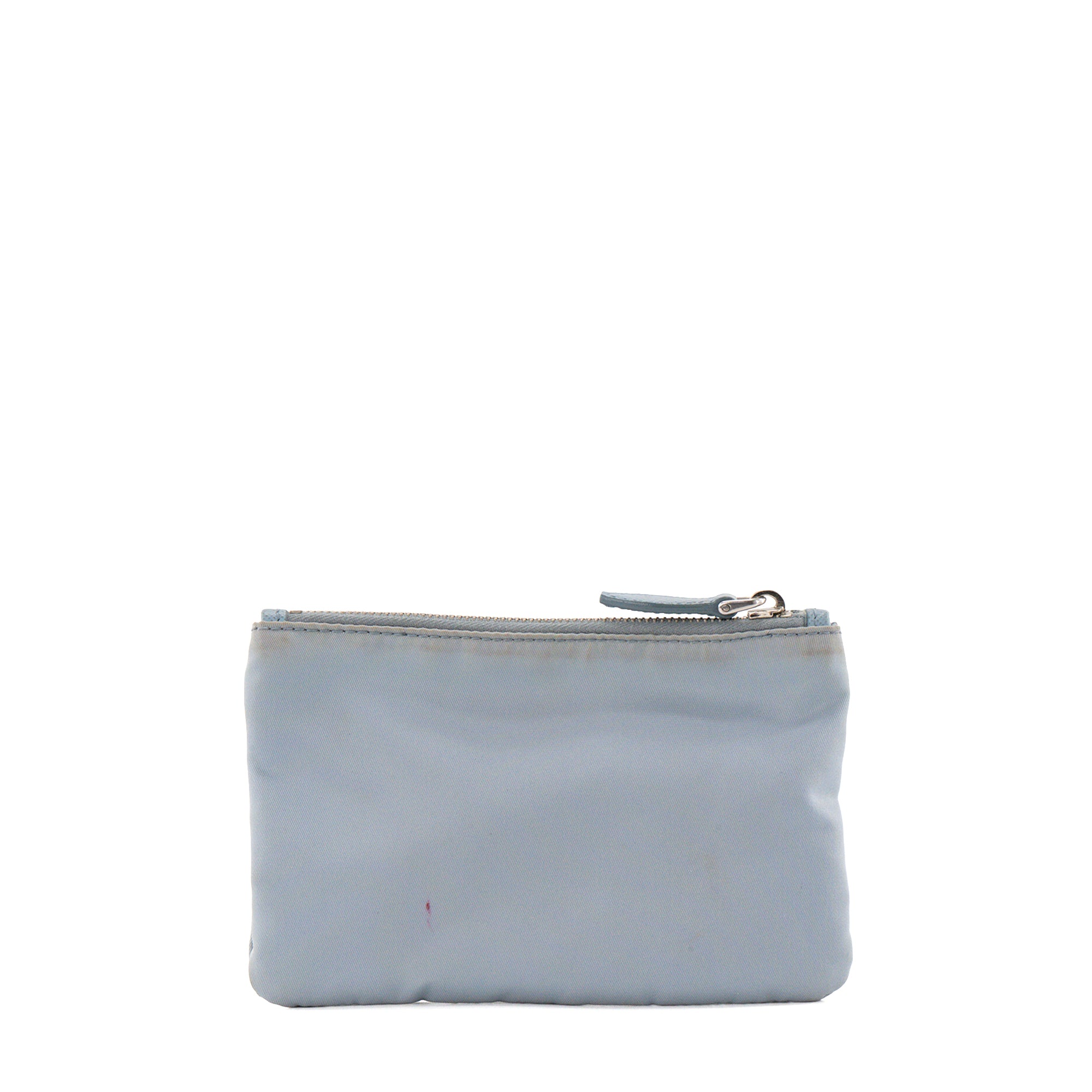 PRADA - Pochette Prada en nylon bleu