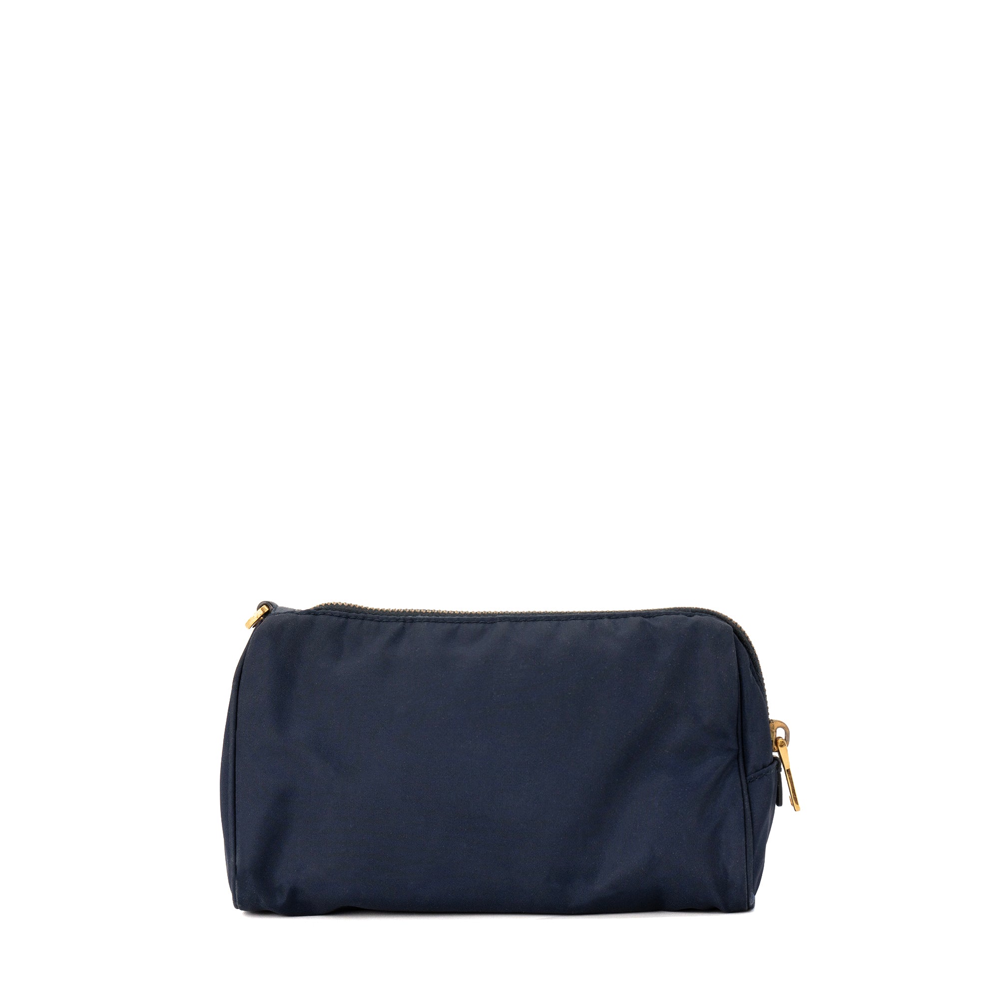 PRADA - Pochette Prada en nylon bleu marine