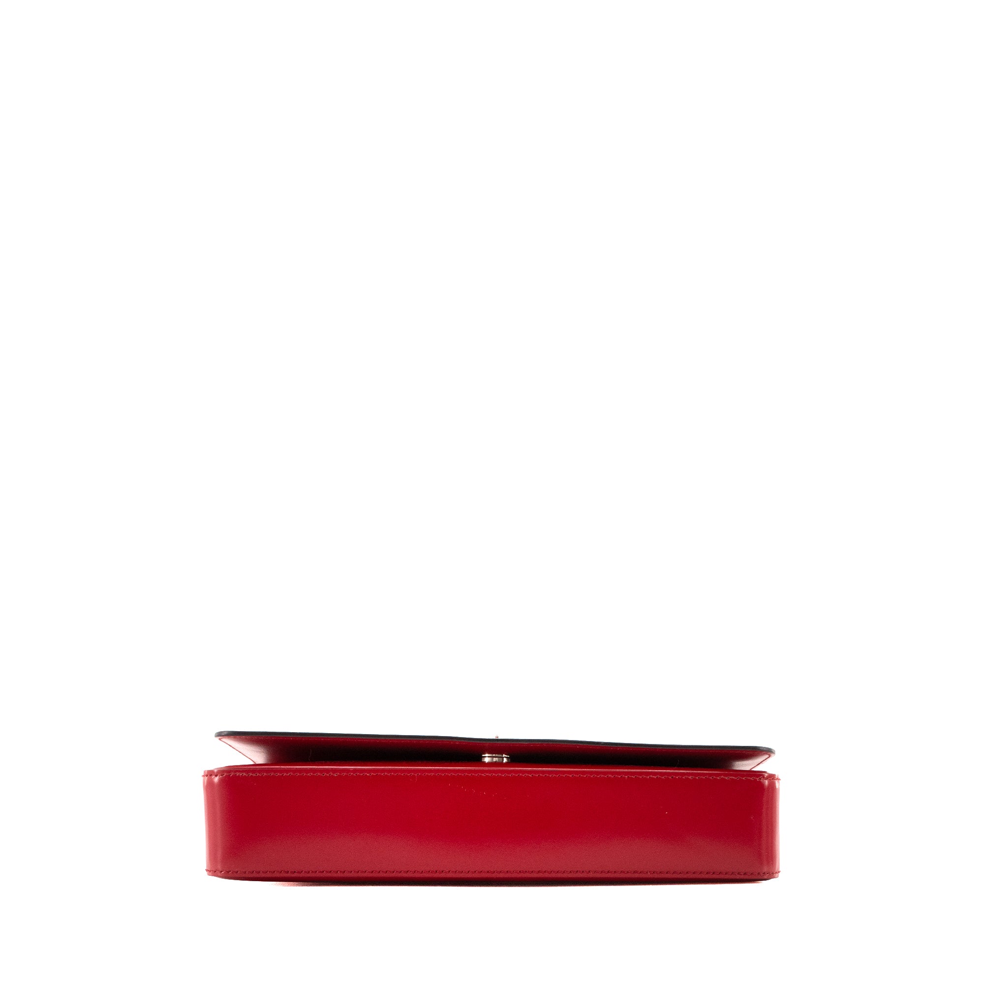 PRADA - Sac à bandoulière Spazzolato Prada en cuir lisse rouge