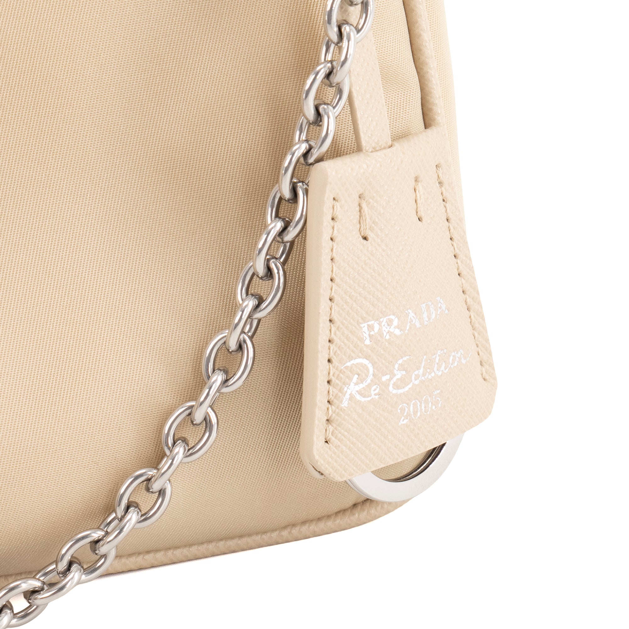 PRADA - Sac à bandoulière Re-Edition 2005 Prada en re-nylon beige