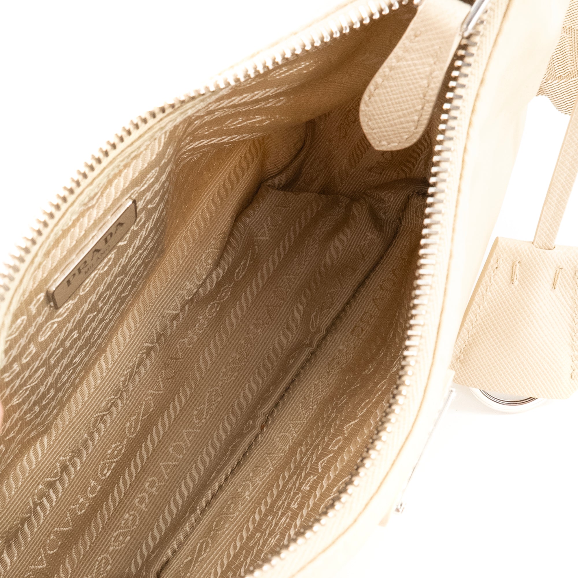 PRADA - Sac à bandoulière Re-Edition 2005 Prada en re-nylon beige