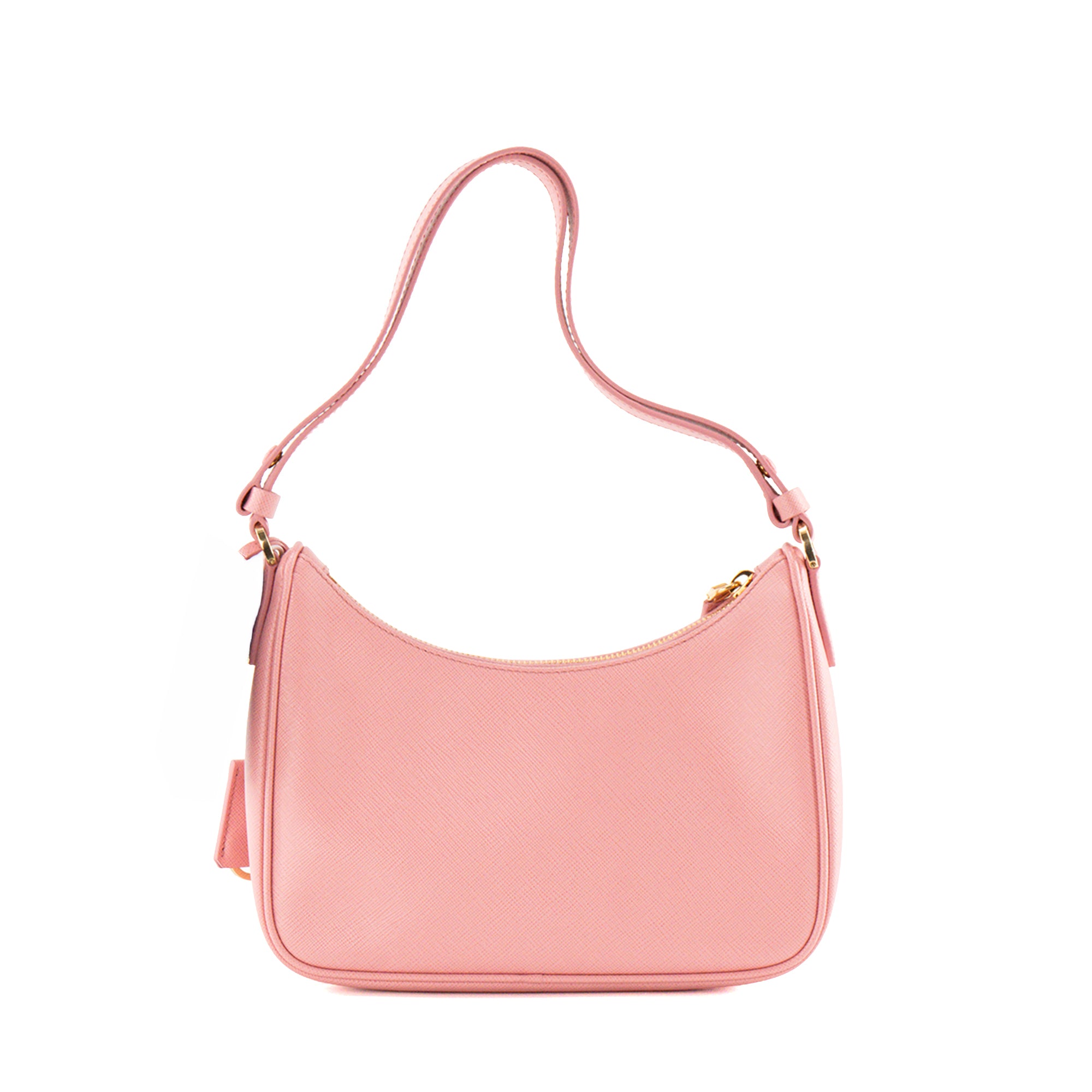 PRADA - Sac à épaule Re-Edition 2005 Mini Prada en cuir saffiano rose