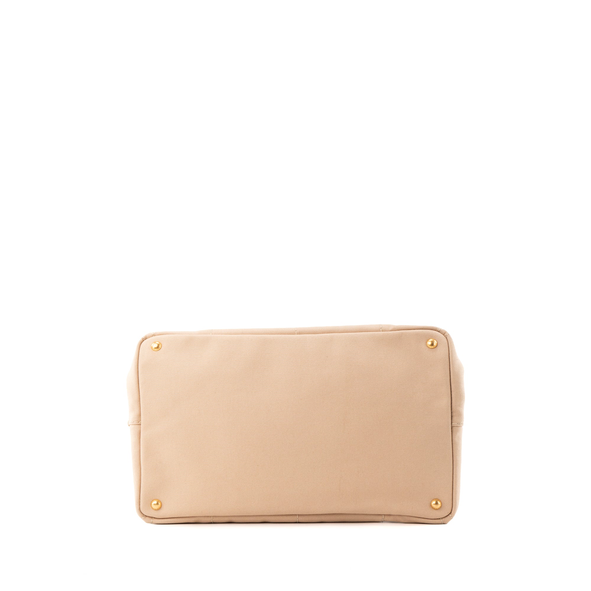 PRADA - Sac Cabas Canapa Large Prada en toile beige