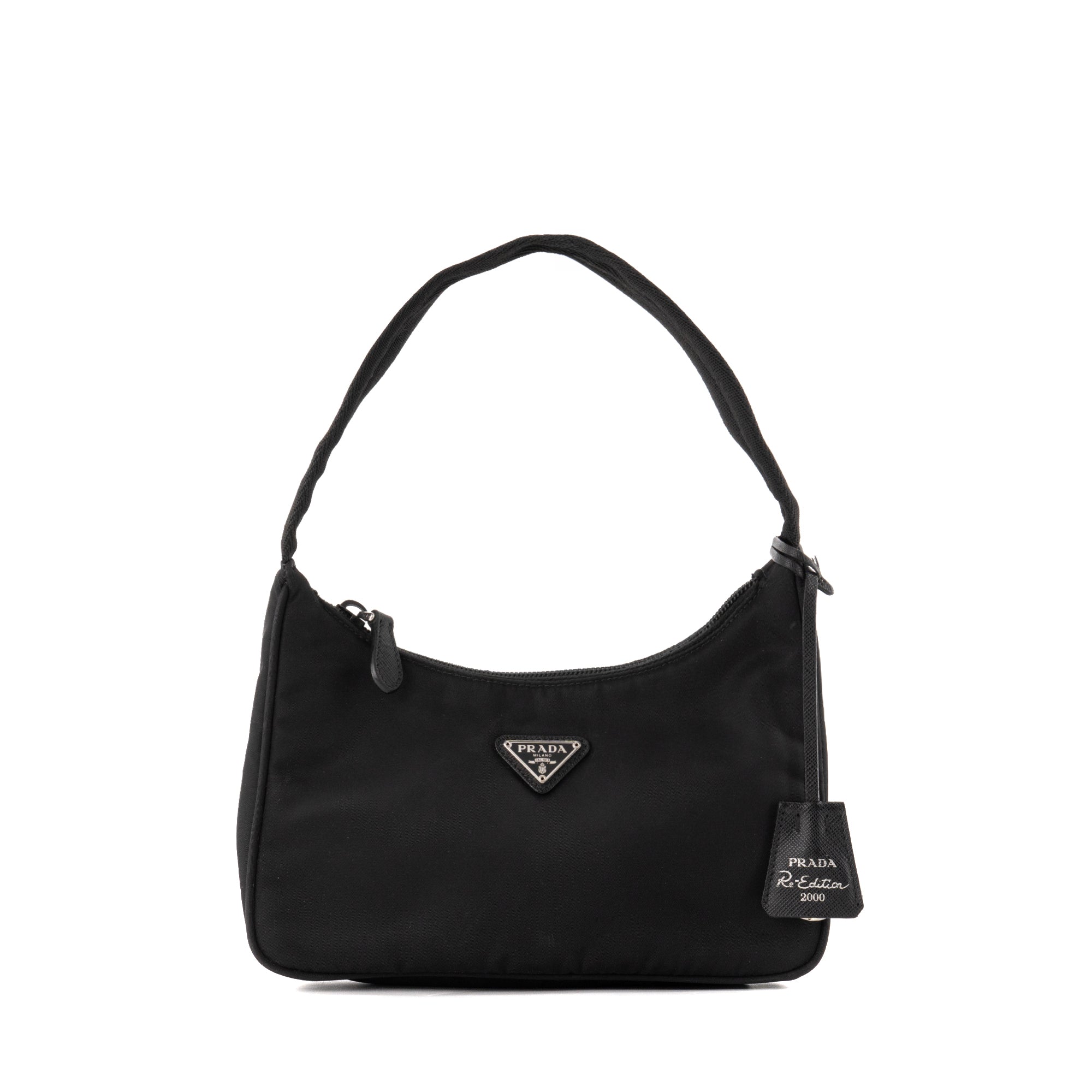 PRADA - Sac à main Re-edition 2000 Prada en re-nylon noir