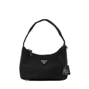 PRADA - Sac à main Re-edition 2000 Prada en re-nylon noir