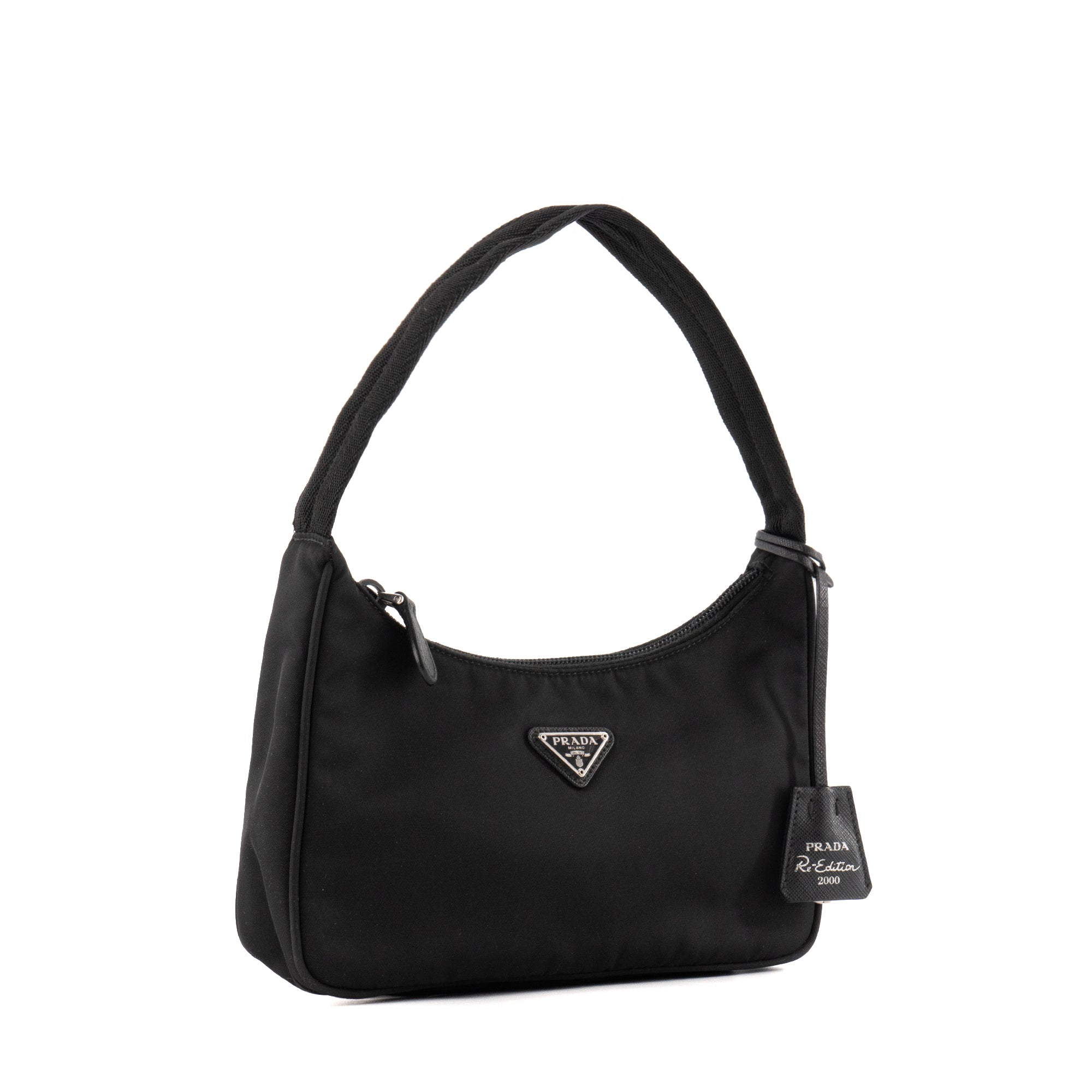 PRADA - Sac à main Re-edition 2000 Prada en re-nylon noir