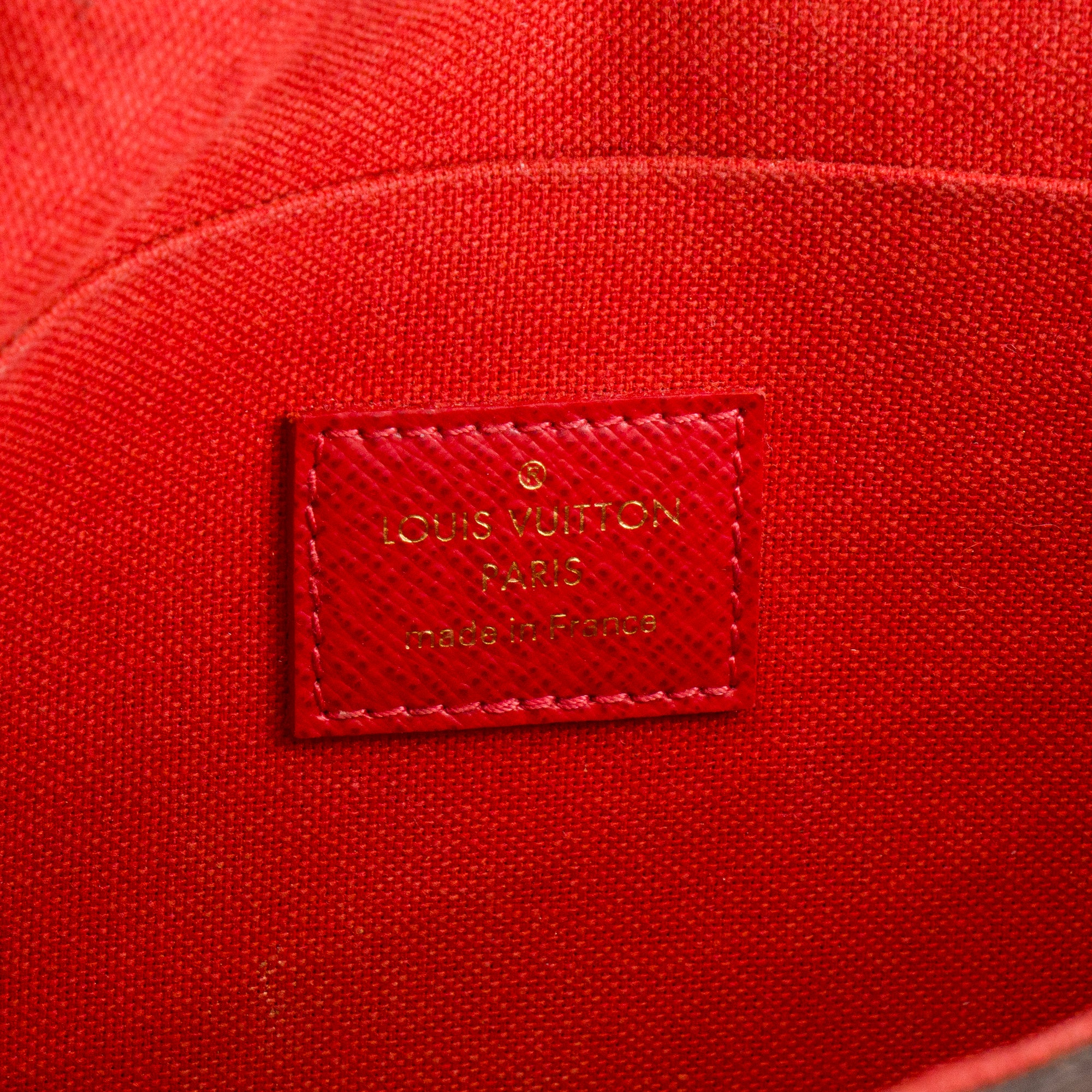 LOUIS VUITTON - Sac à bandoulière Félicie Louis Vuitton en toile enduite monogrammée édition limitée World Tour