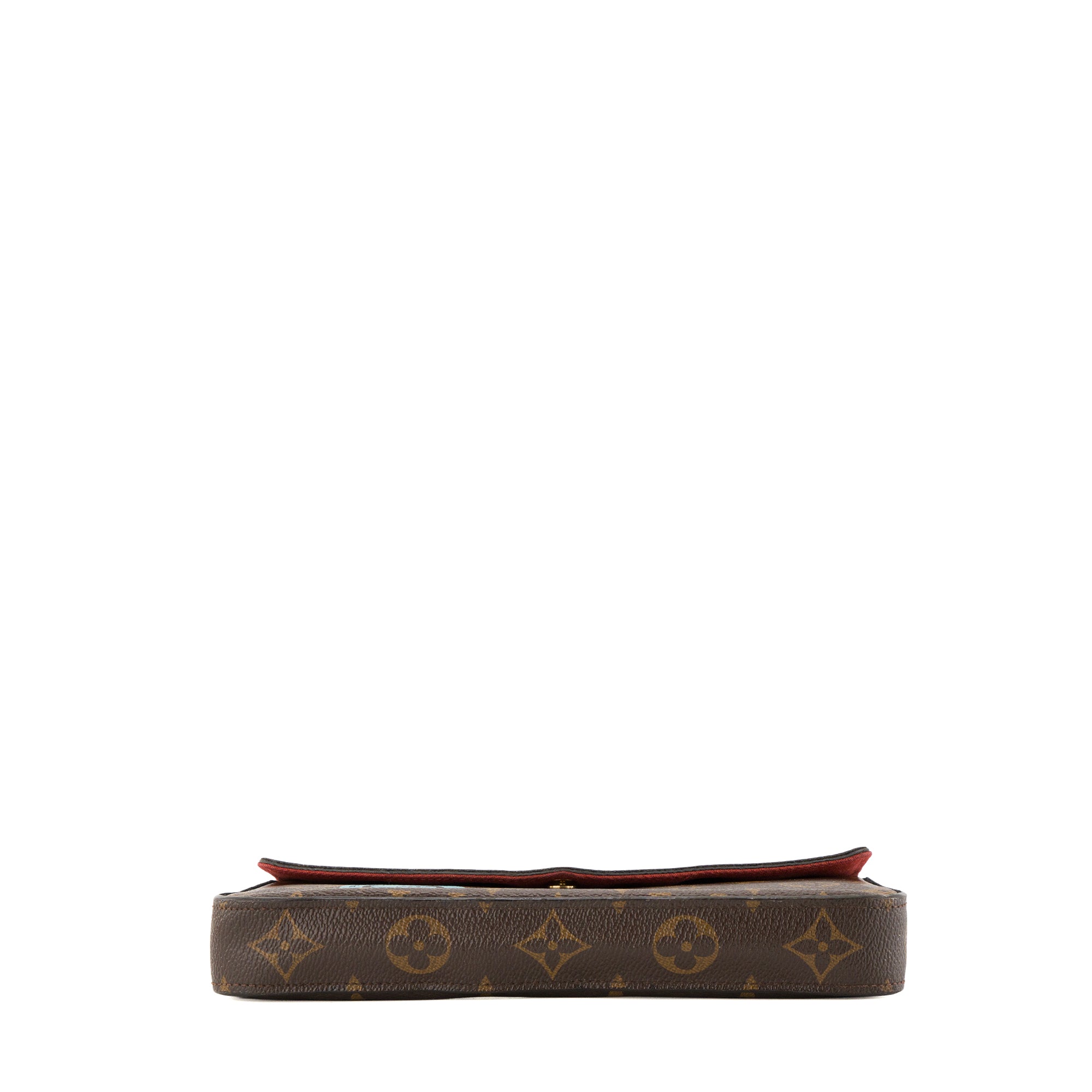 LOUIS VUITTON - Sac à bandoulière Félicie Louis Vuitton en toile enduite monogrammée édition limitée World Tour