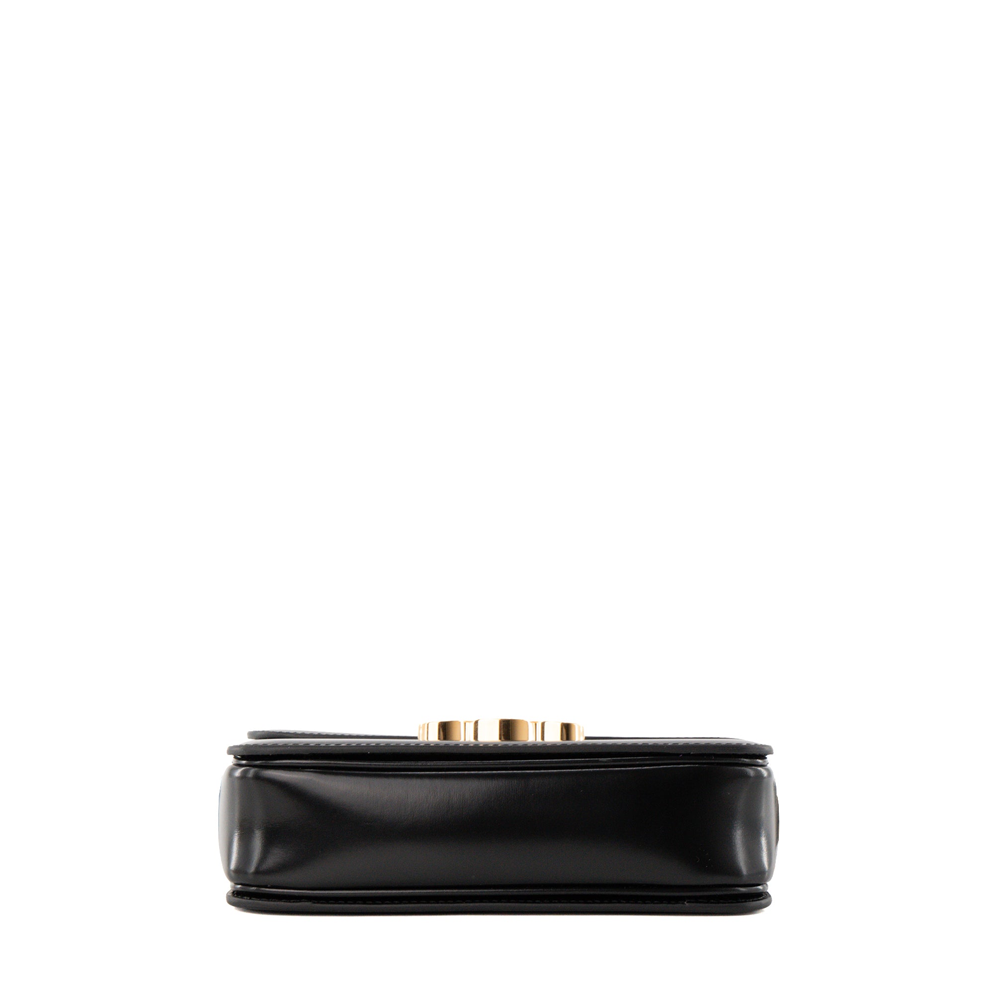 CELINE - Sac à bandoulière Triomphe Teen Celine en cuir lisse noir