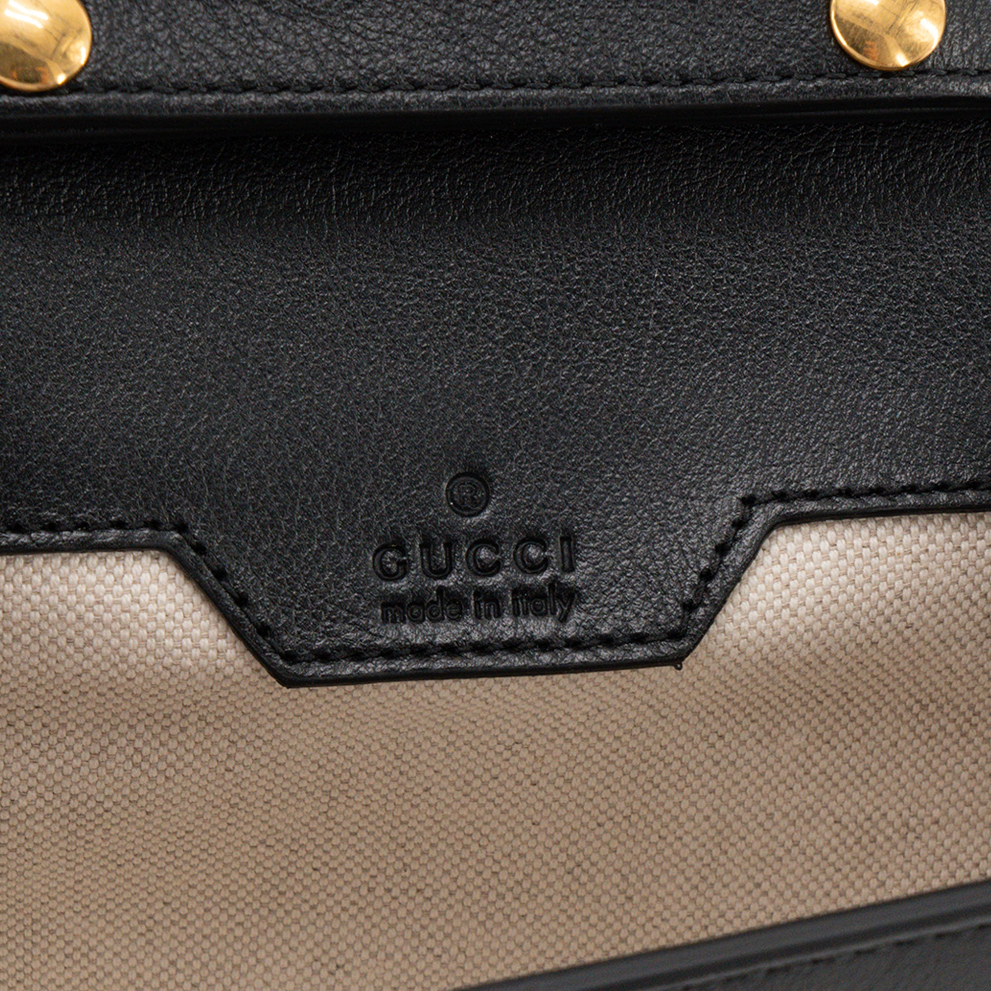 GUCCI - Sac à bandoulière Diana Mini Gucci en bamboo et cuir noir