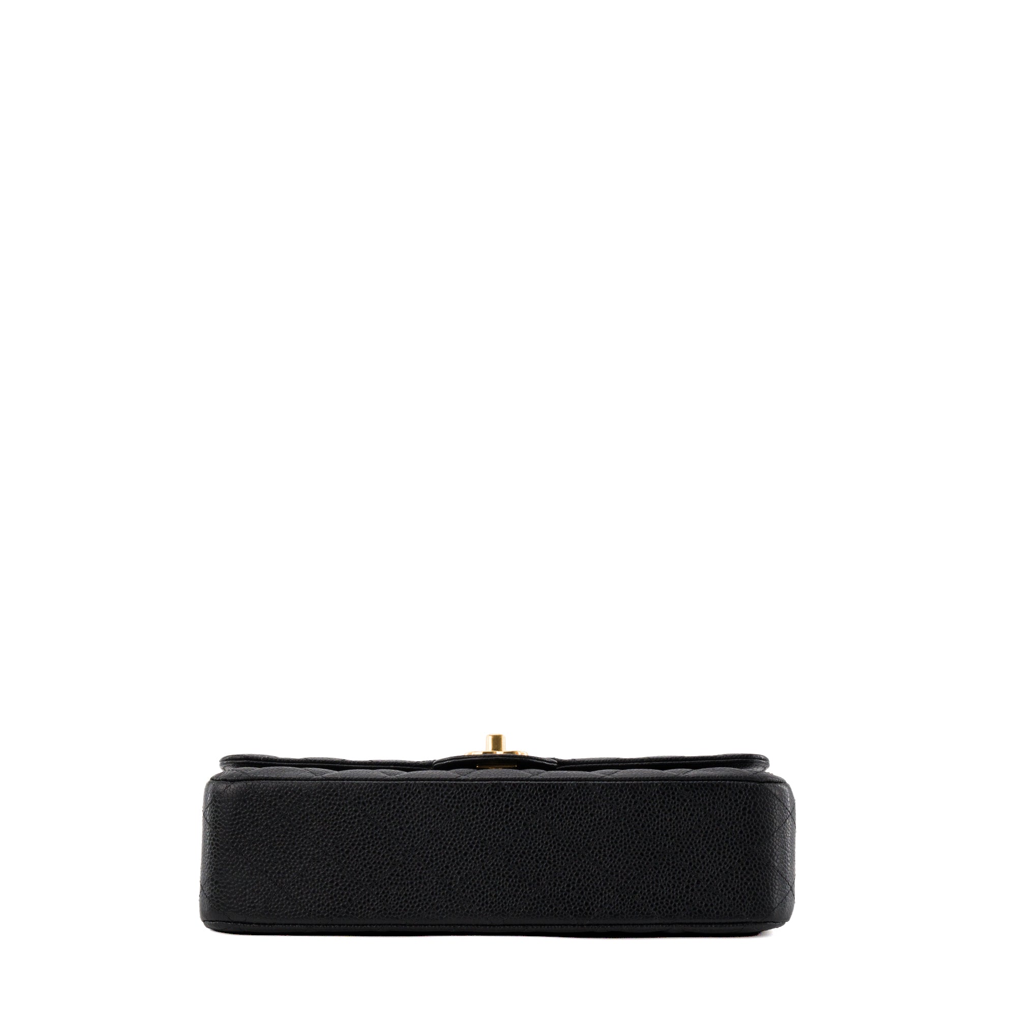 CHANEL - Sac à main Classique/Timeless 11.12 Chanel en cuir caviar noir