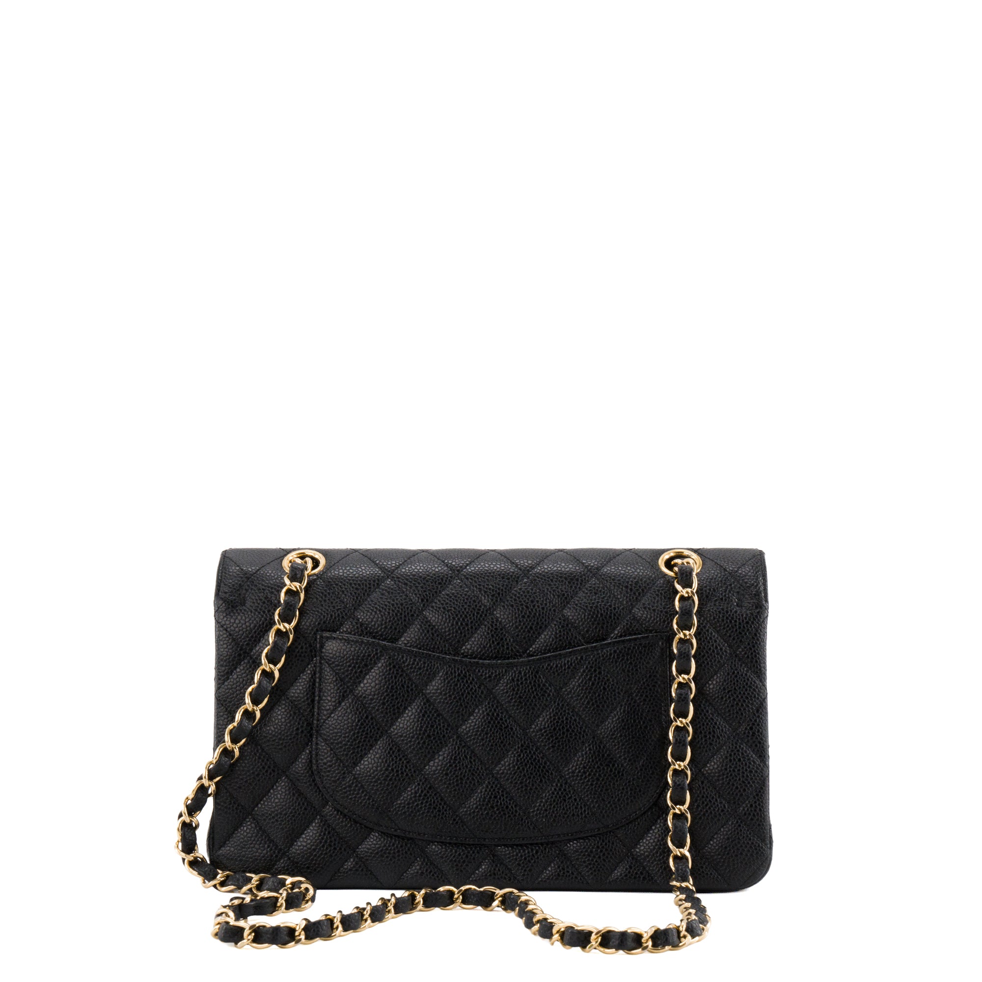 CHANEL - Sac à main Classique/Timeless 11.12 Chanel en cuir caviar noir