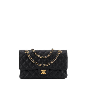 CHANEL - Sac à main Classique/Timeless 11.12 Chanel en cuir caviar noir