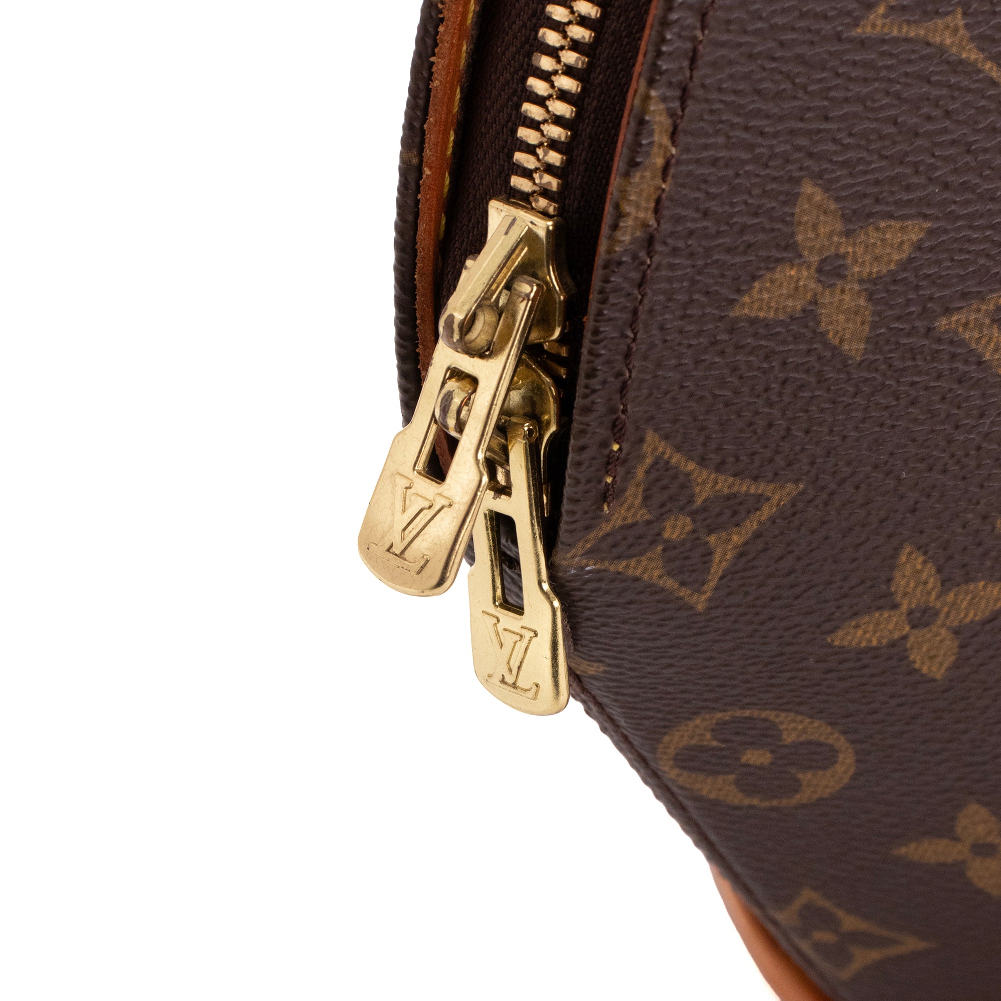 LOUIS VUITTON - Sac à main Ellipse Louis Vuitton en toile enduite monogrammée vintage