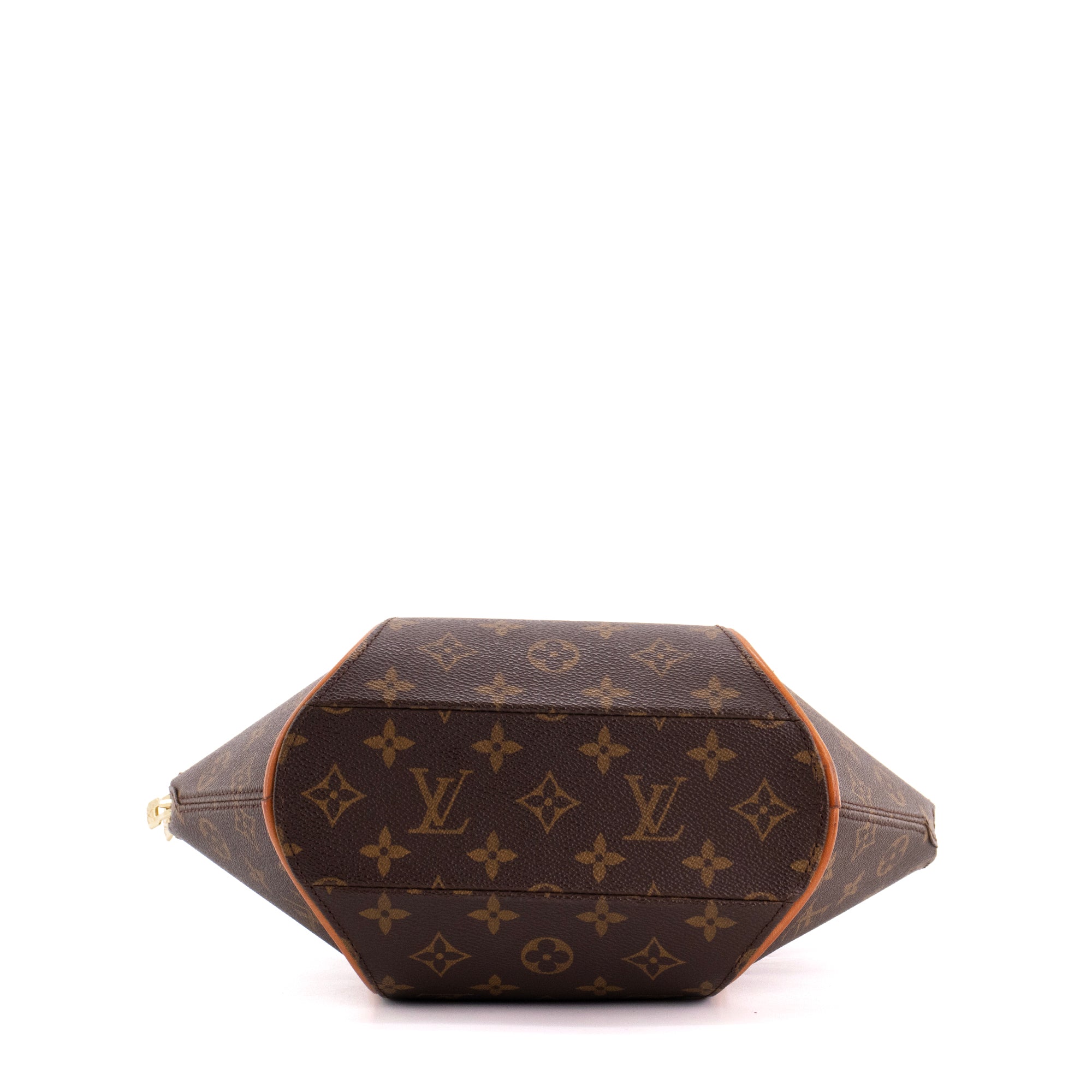 LOUIS VUITTON - Sac à main Ellipse Louis Vuitton en toile enduite monogrammée vintage
