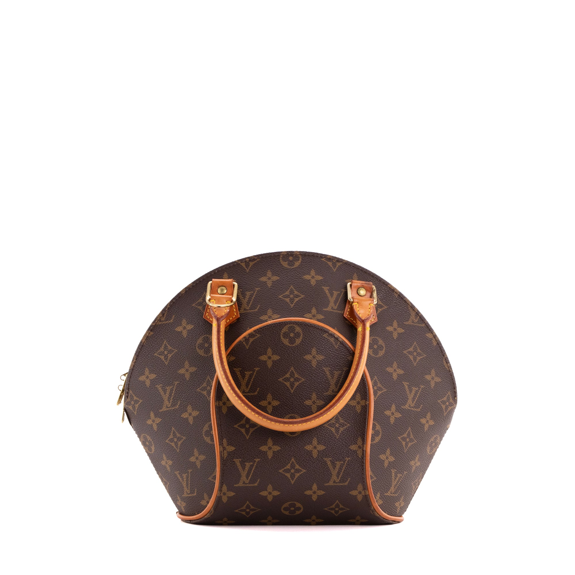 LOUIS VUITTON - Sac à main Ellipse Louis Vuitton en toile enduite monogrammée vintage