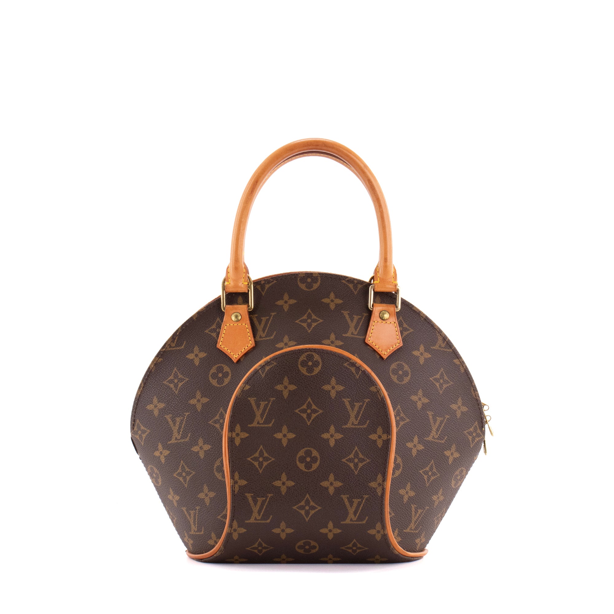 LOUIS VUITTON - Sac à main Ellipse Louis Vuitton en toile enduite monogrammée vintage