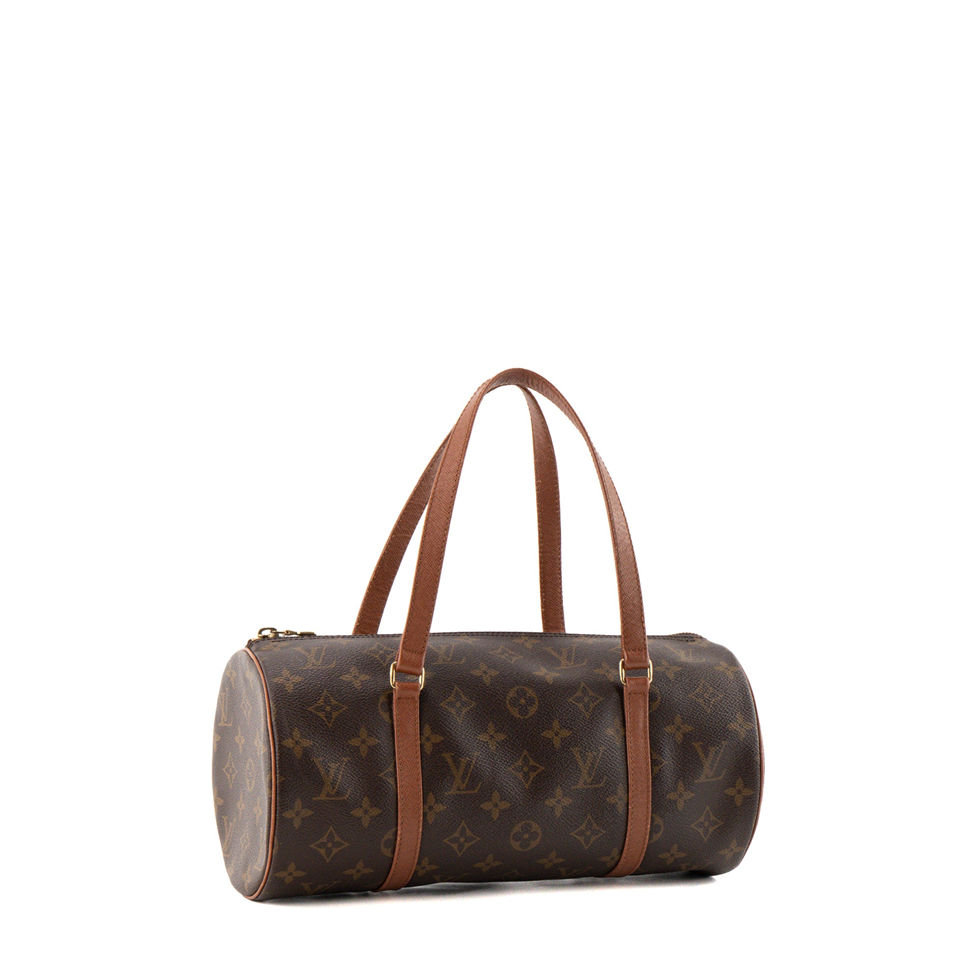 LOUIS VUITTON - Sac à main Papillon Louis Vuitton en toile monogrammée vintage