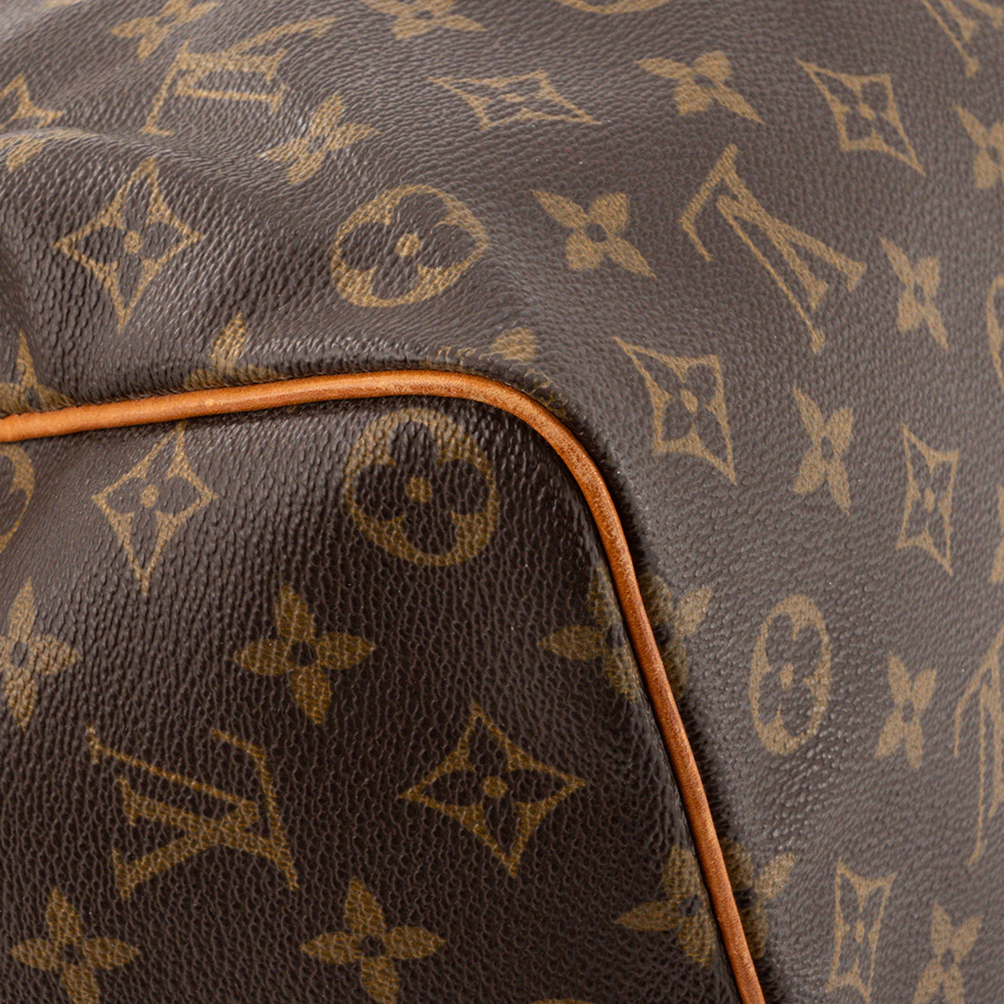 LOUIS VUITTON - Sac à main Speedy 35 Louis Vuitton en toile enduite monogrammée vintage