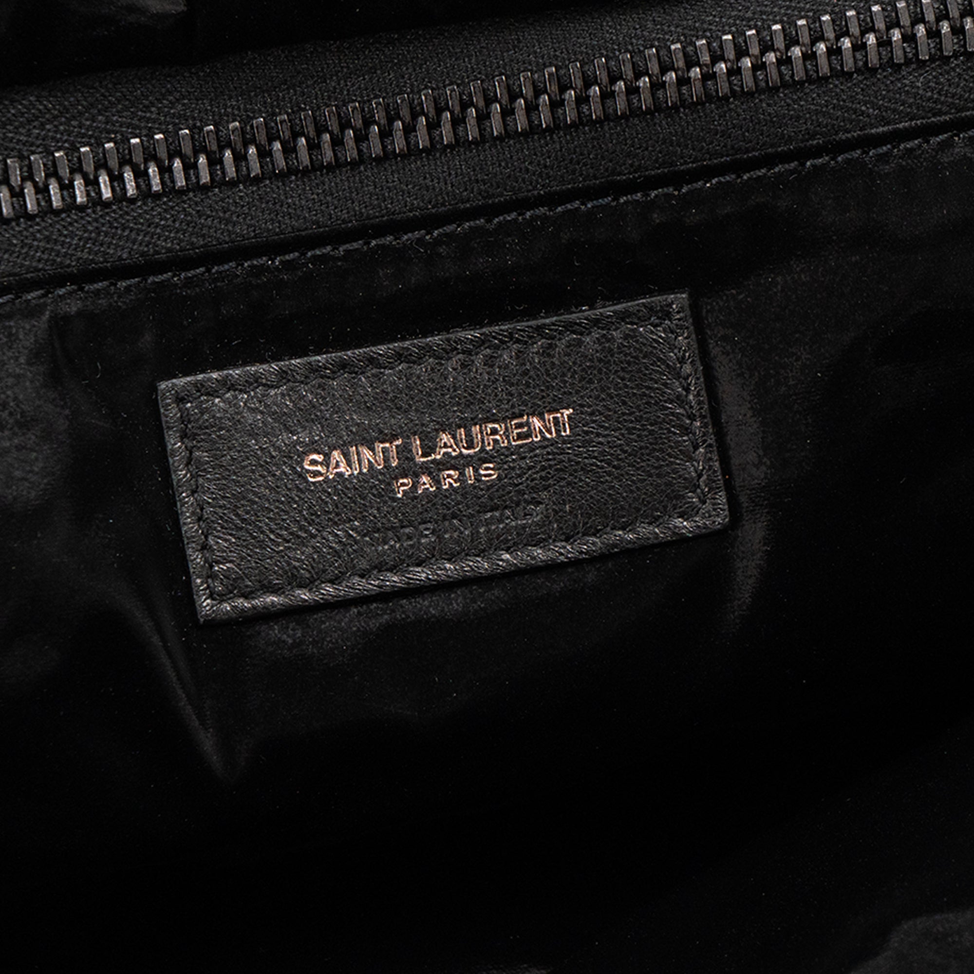 SAINT LAURENT - Sac Cabas Shopping Saint Laurent en toile noire