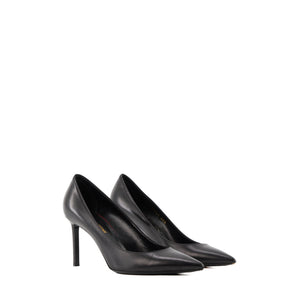 SAINT LAURENT - Escarpins Anja Saint Laurent en cuir lisse noir (T36,5)