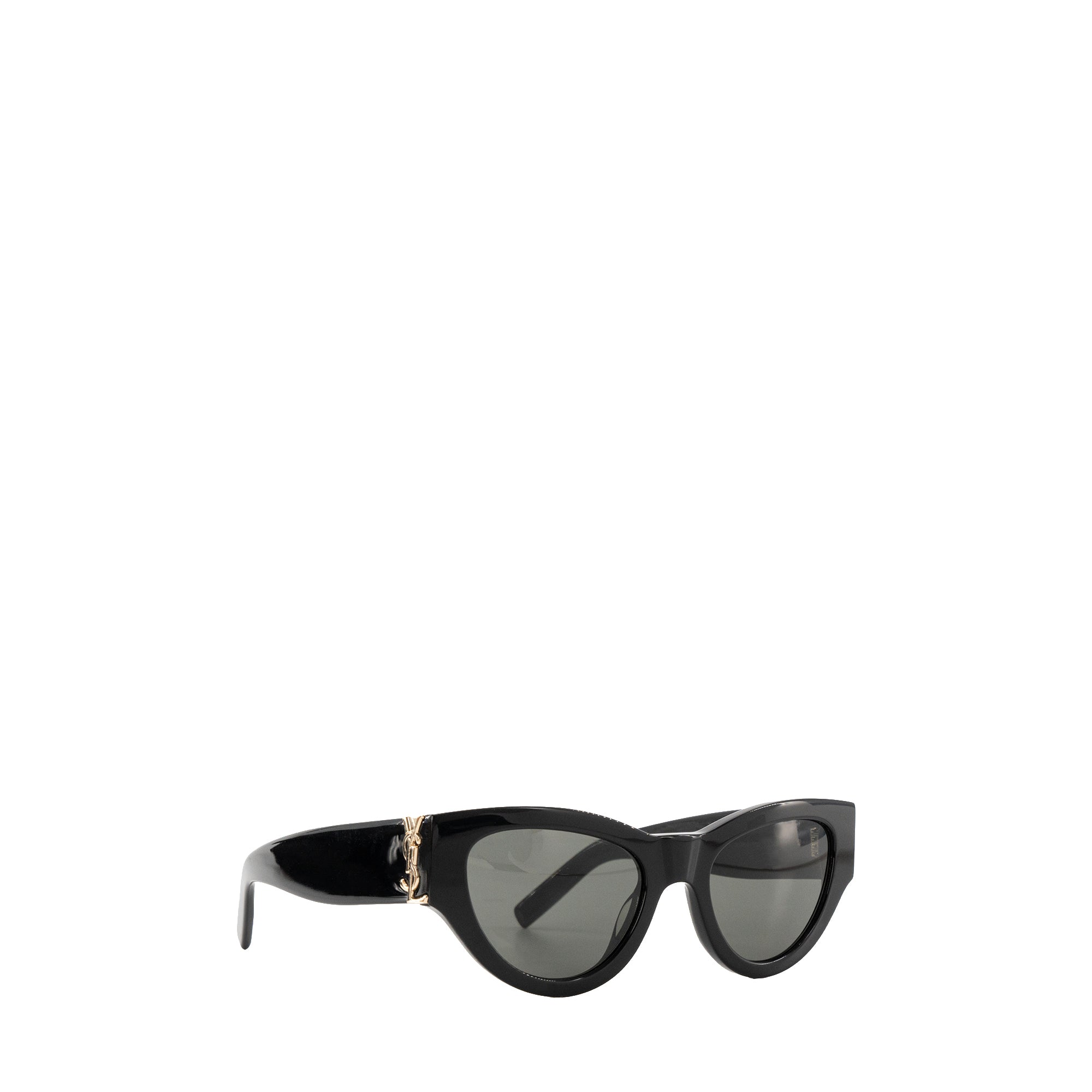 SAINT LAURENT - Lunettes de soleil Saint Laurent en acétate noir