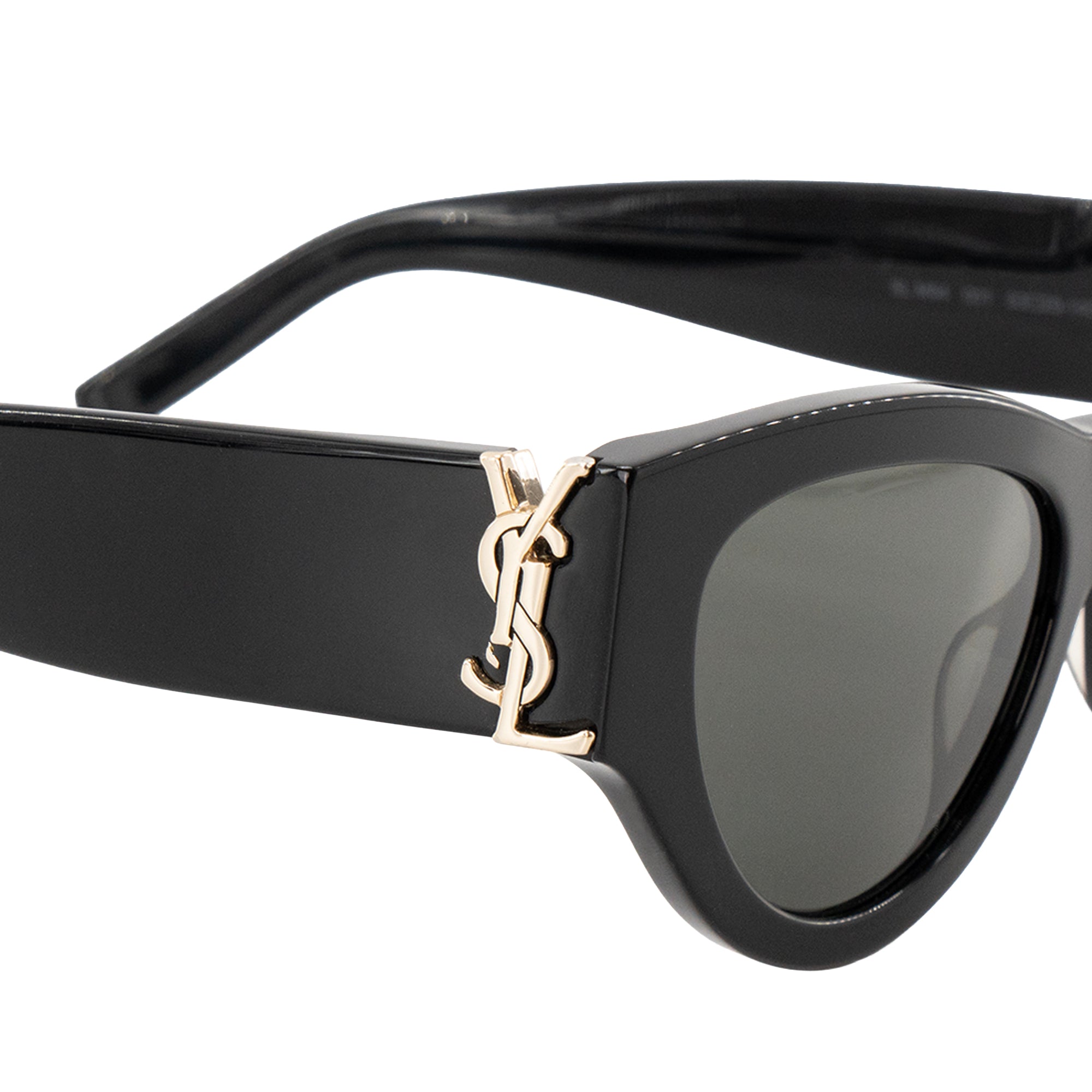 SAINT LAURENT - Lunettes de soleil Saint Laurent en acétate noir