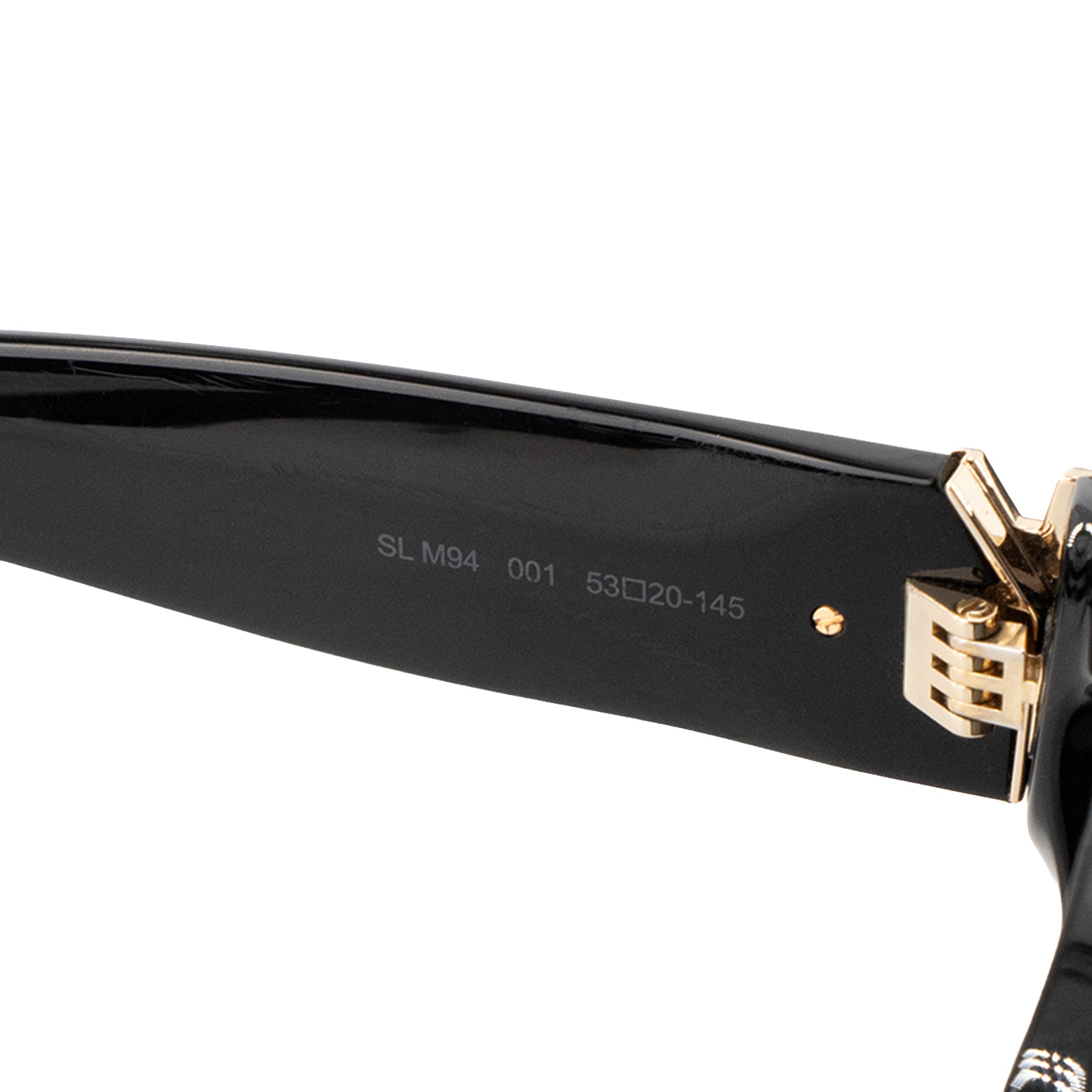 SAINT LAURENT - Lunettes de soleil Saint Laurent en acétate noir