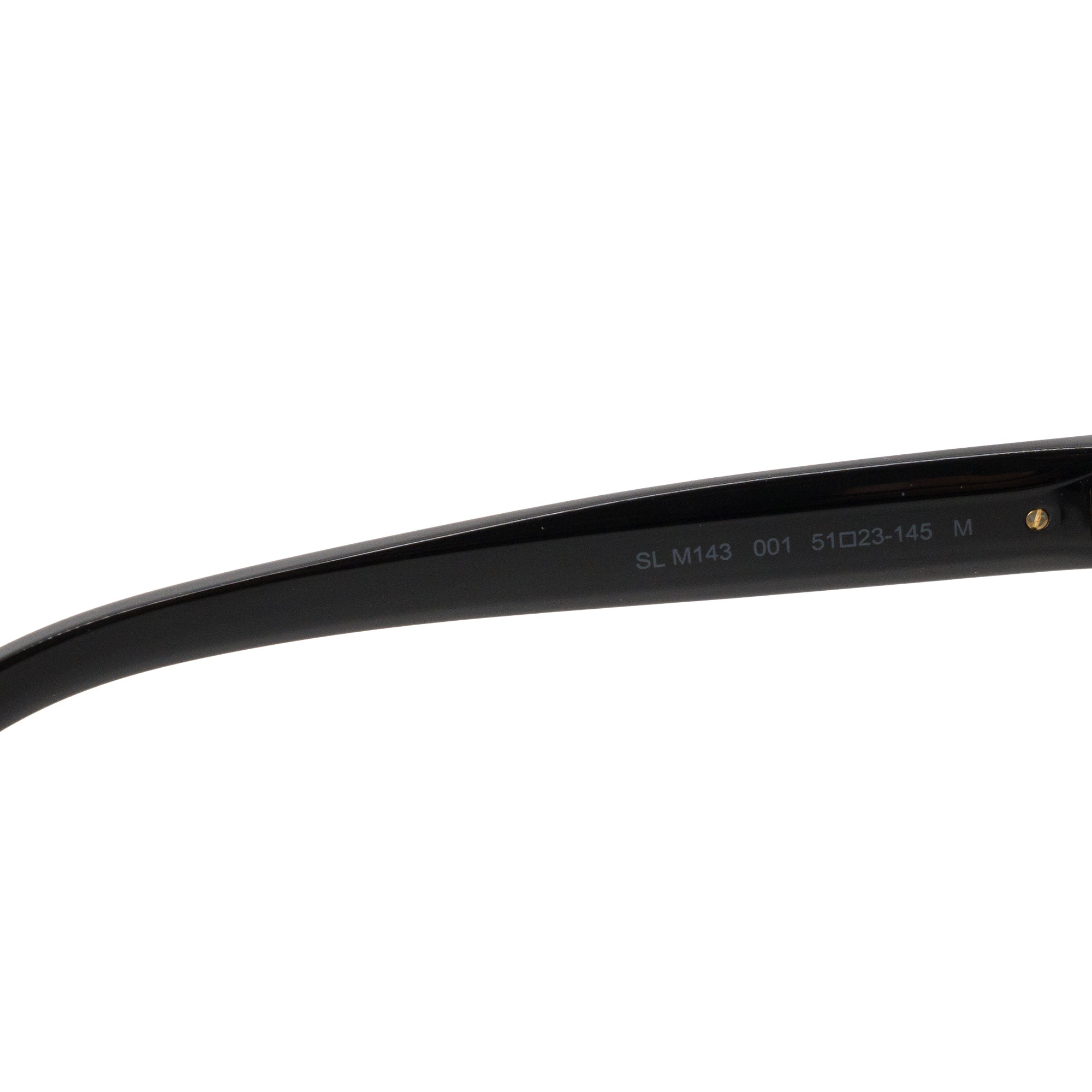 SAINT LAURENT - Lunettes de soleil Saint Laurent en acétate noir