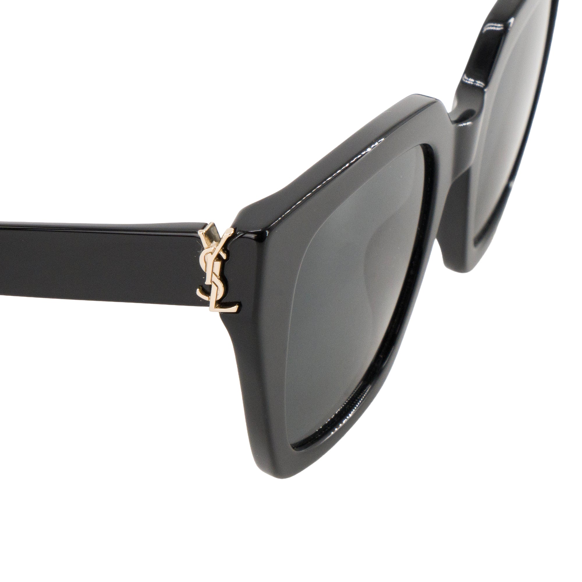 SAINT LAURENT - Lunettes de soleil Saint Laurent en acétate noir