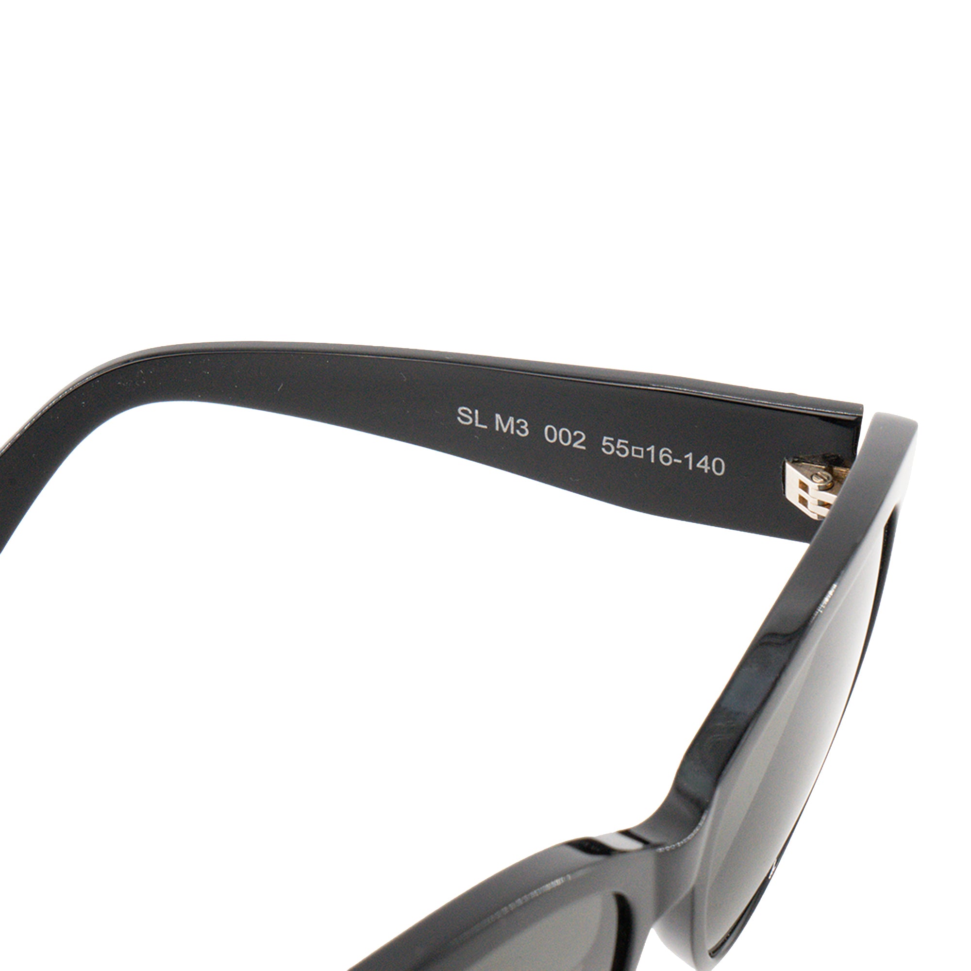 SAINT LAURENT - Lunettes de soleil Saint Laurent en acétate noir