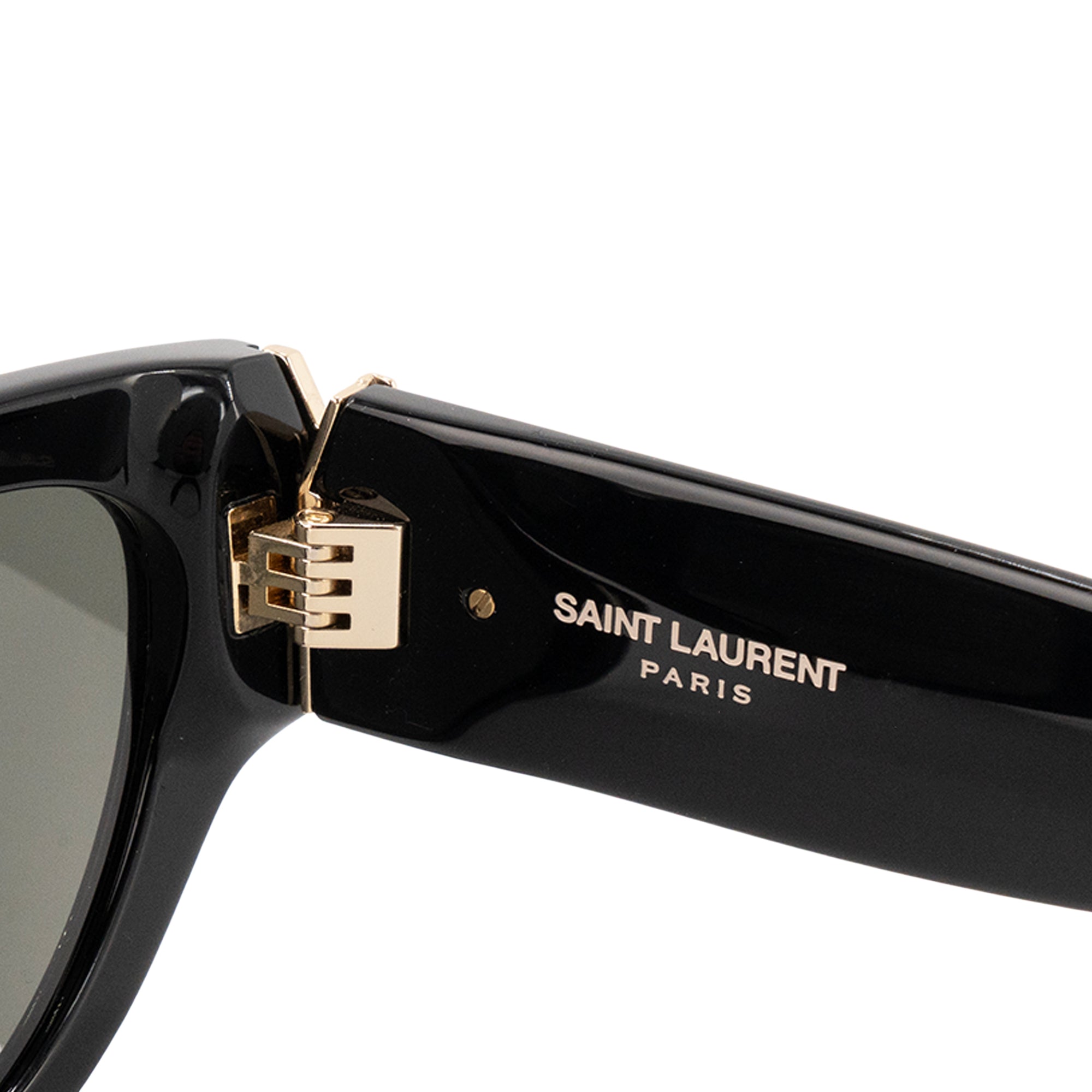 SAINT LAURENT - Lunettes de soleil Saint Laurent en acétate noir