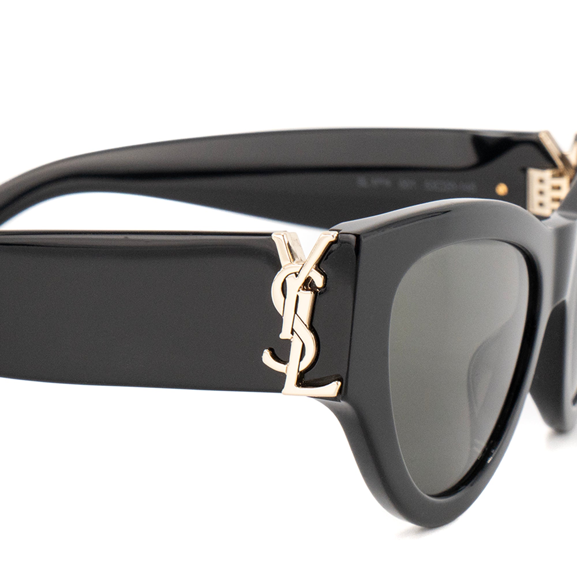 SAINT LAURENT - Lunettes de soleil Saint Laurent en acétate noir