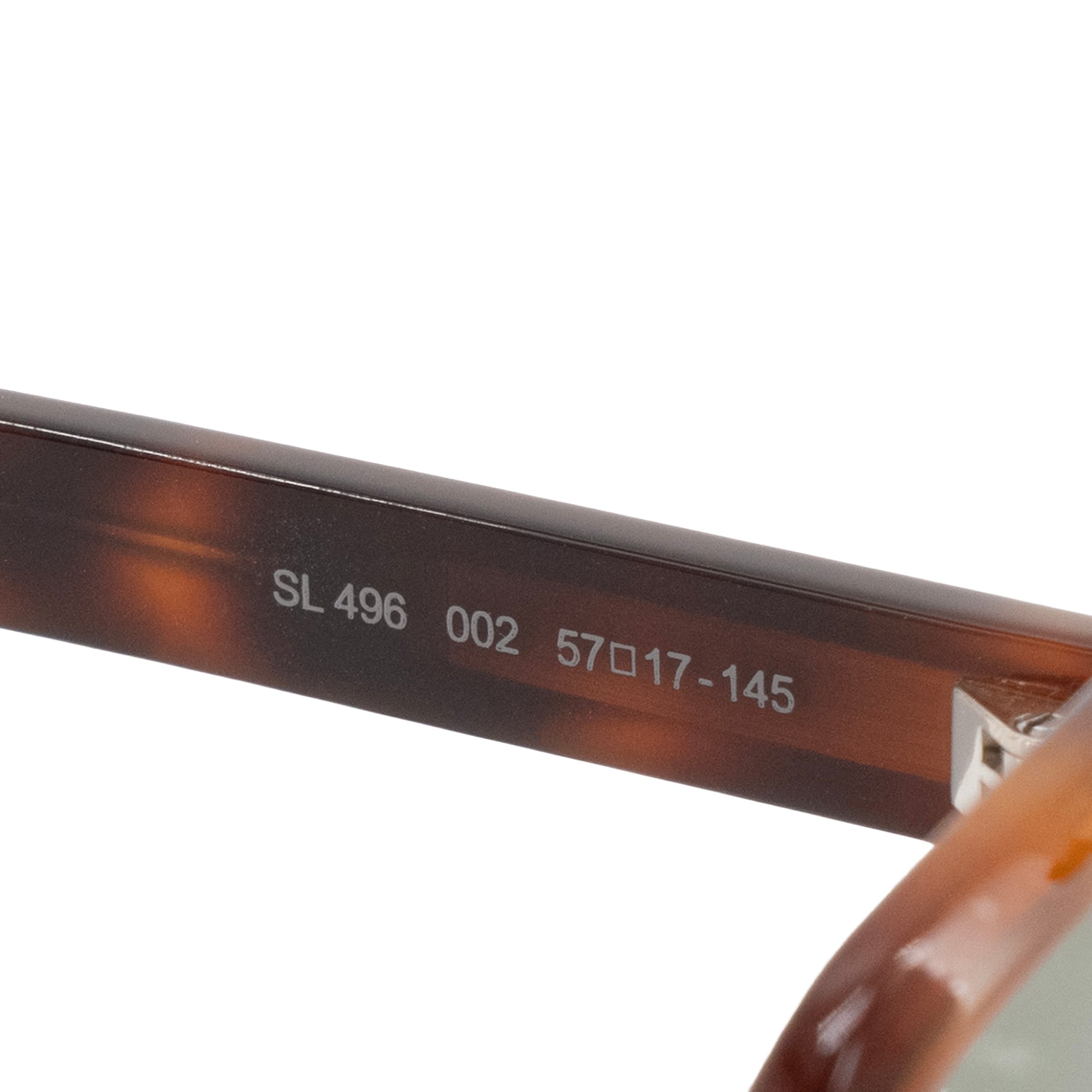 SAINT LAURENT - Lunettes de soleil SL496 Saint Laurent en plastique marron