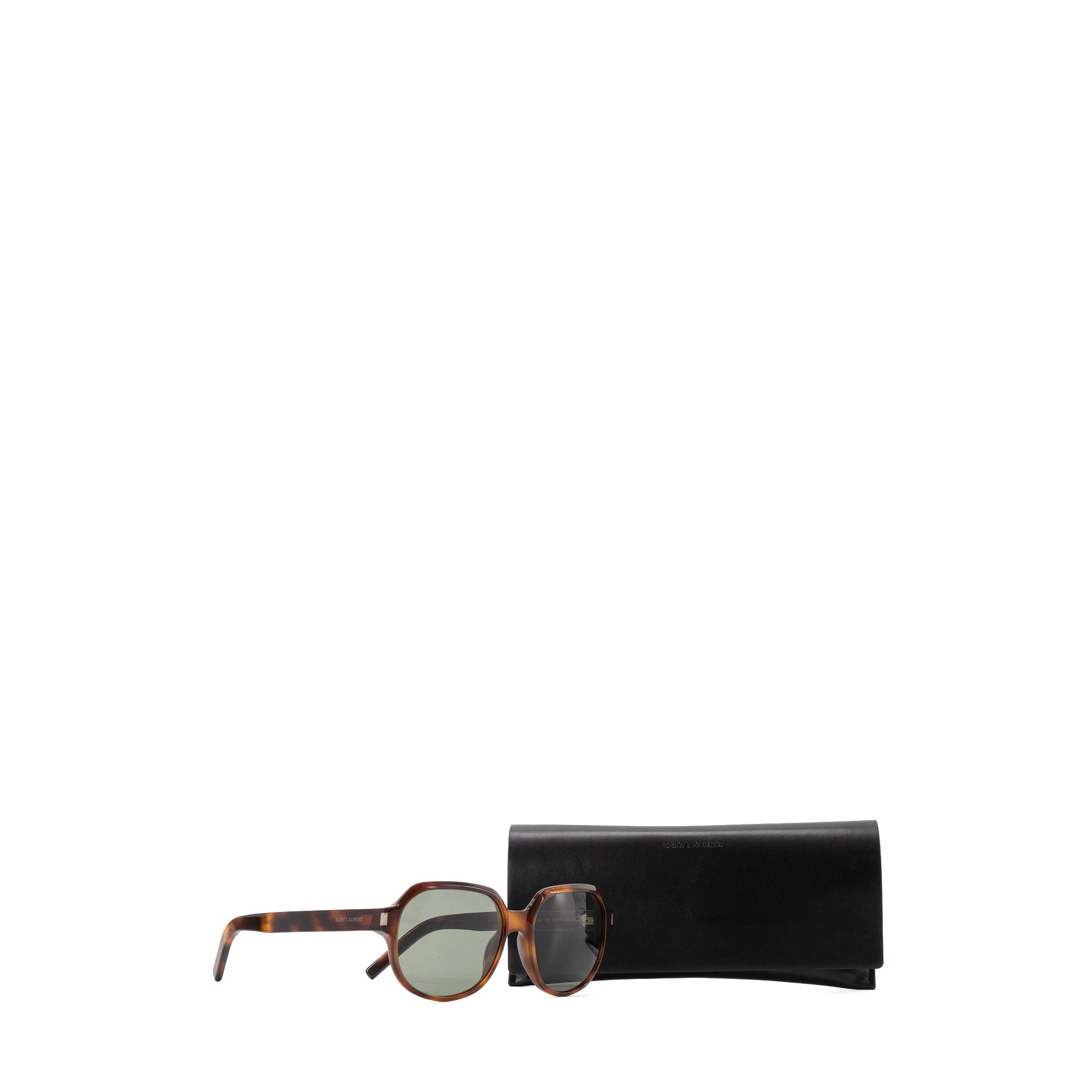 SAINT LAURENT - Lunettes de soleil SL496 Saint Laurent en plastique marron