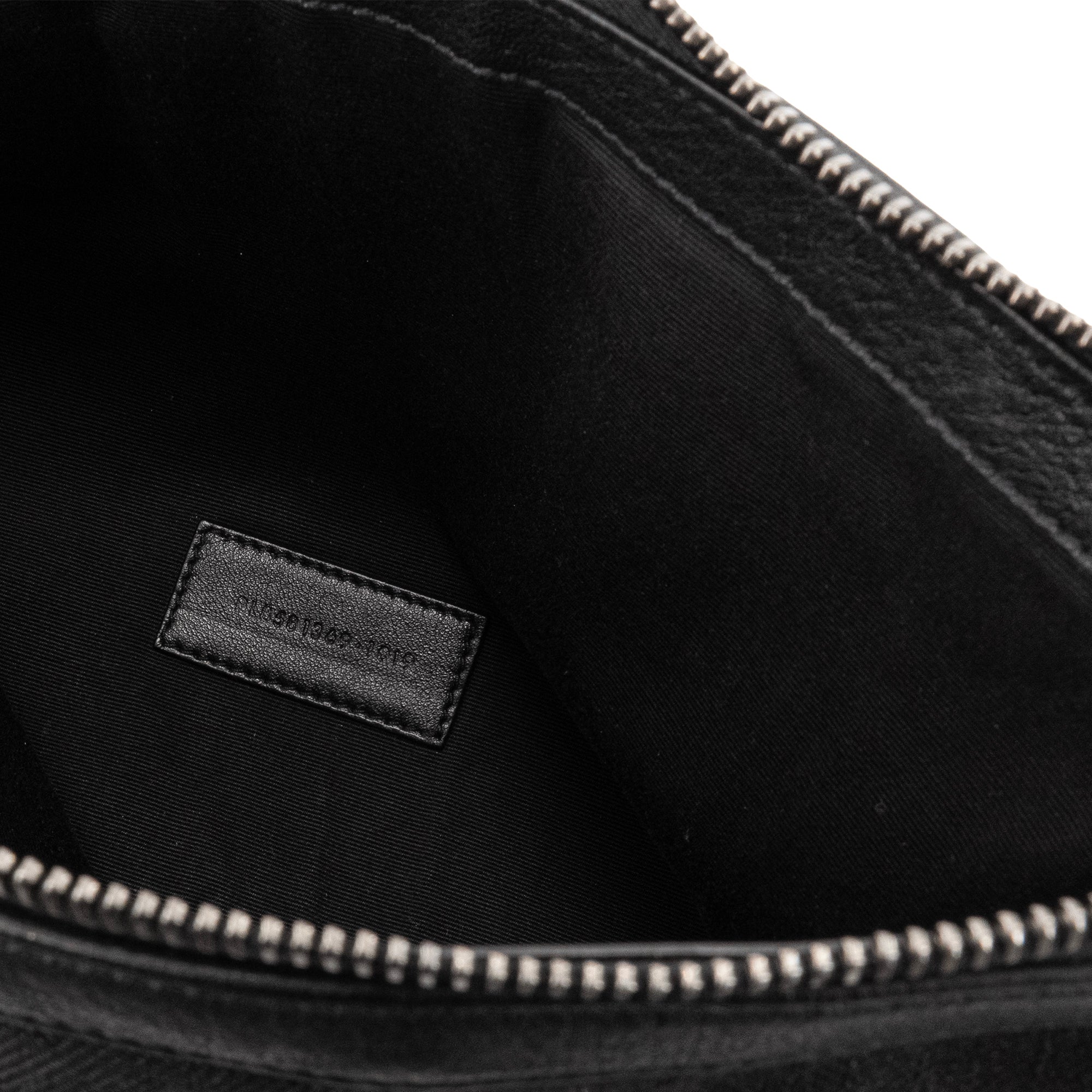 SAINT LAURENT - Pochette Rive Gauche Saint Laurent en toile noire