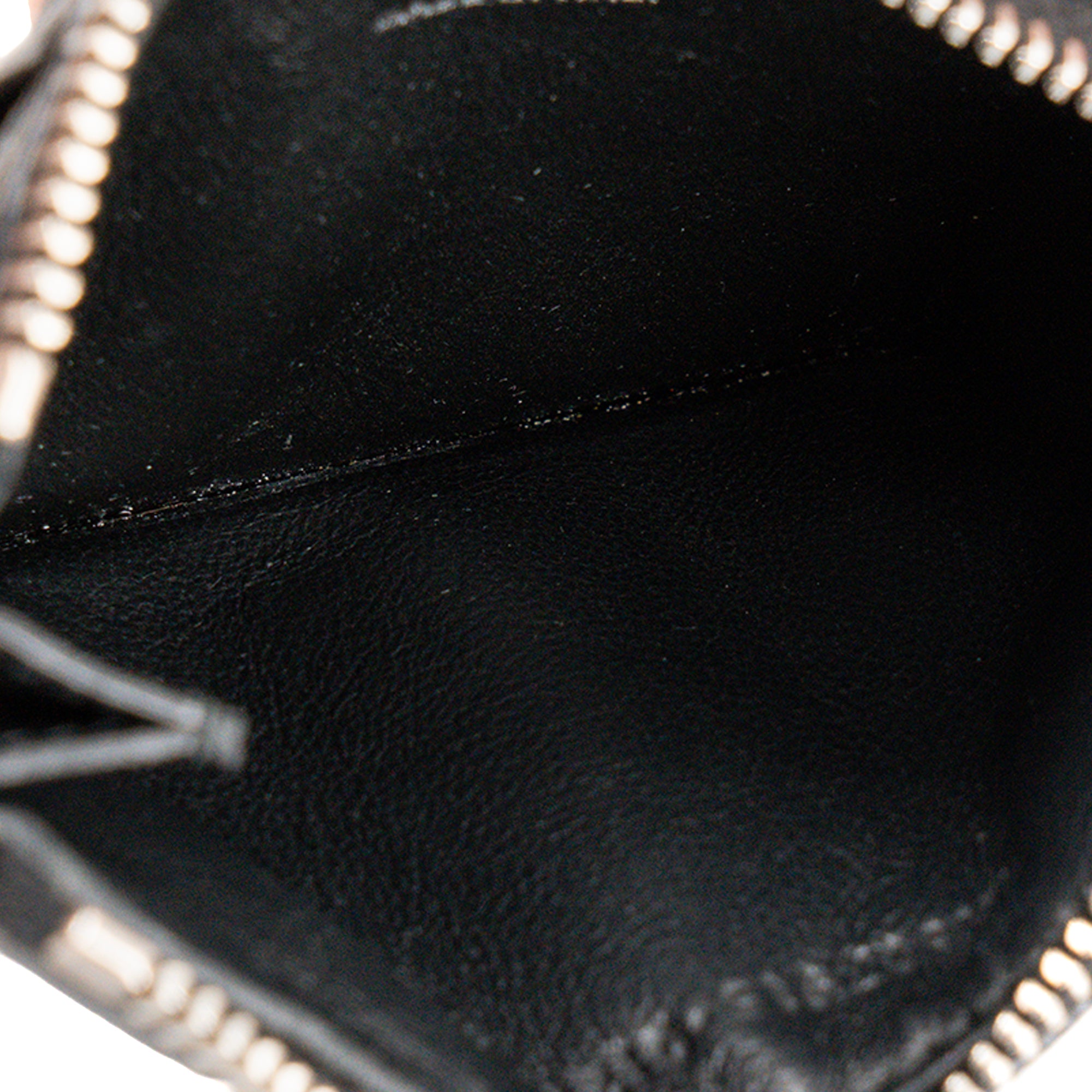 SAINT LAURENT - Porte cartes Cassandre Fragments Saint Laurent en cuir grainé noir