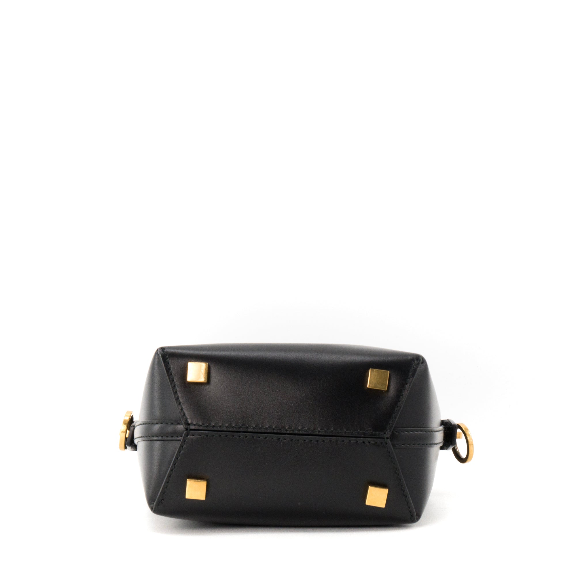 SAINT LAURENT - Sac à bandoulière 37 mini Saint Laurent en cuir lisse noir