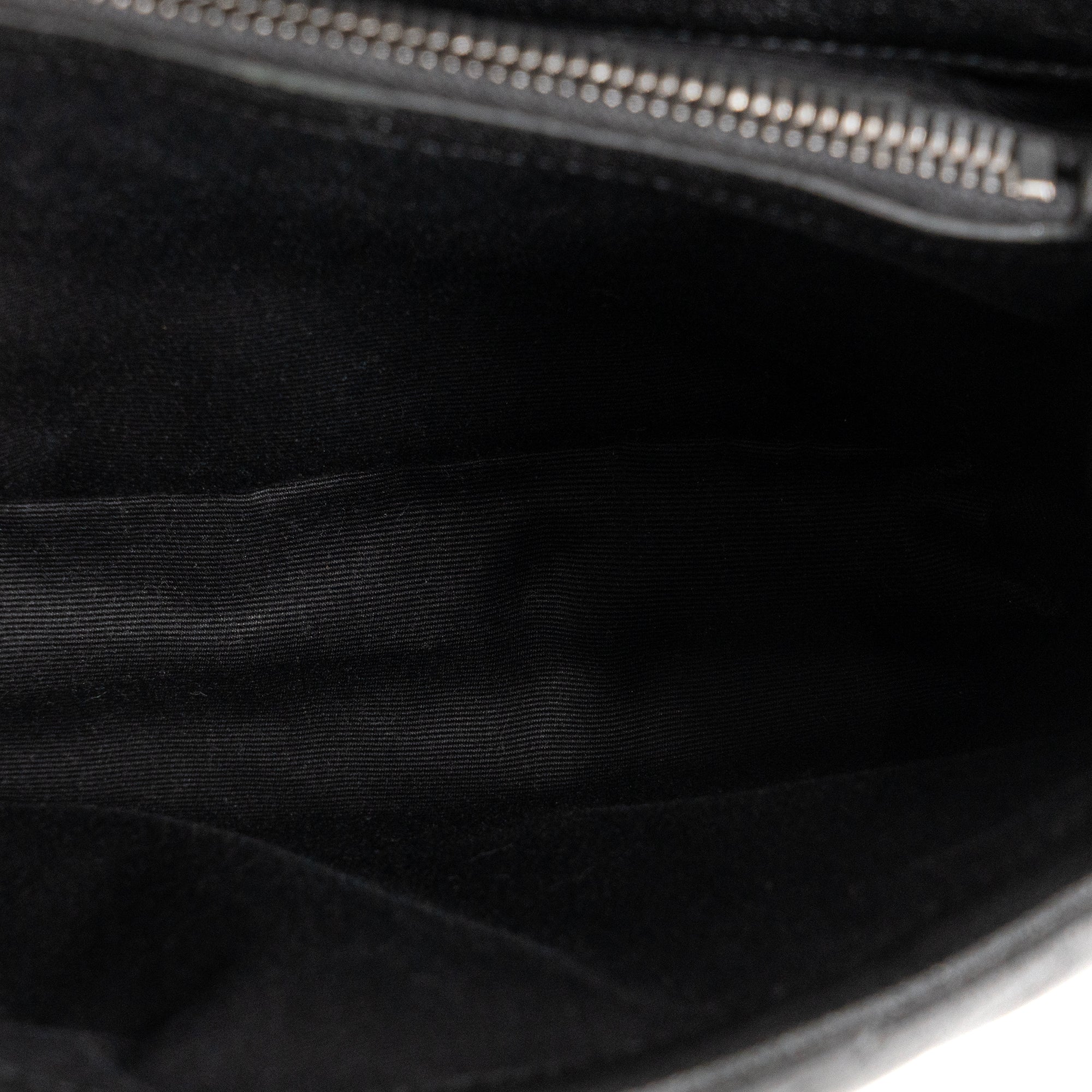 SAINT LAURENT - Sac à bandoulière Collège Saint Laurent en cuir grainé noir