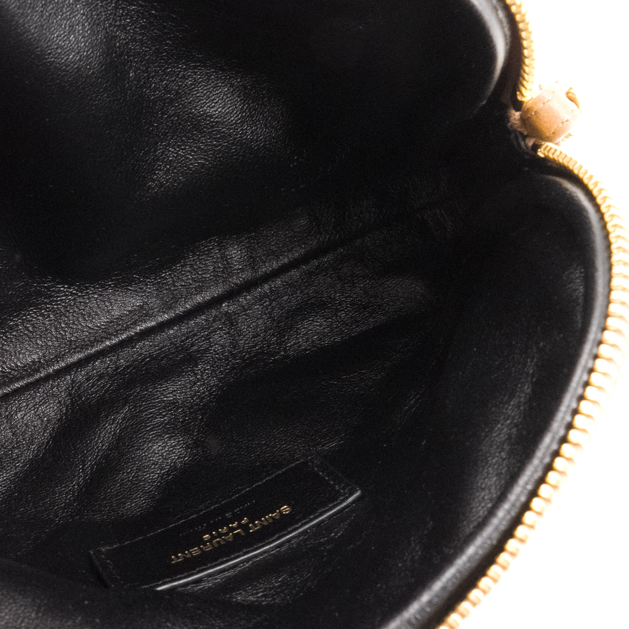 SAINT LAURENT - Sac à bandoulière Gaby Camera Saint Laurent en cuir marron