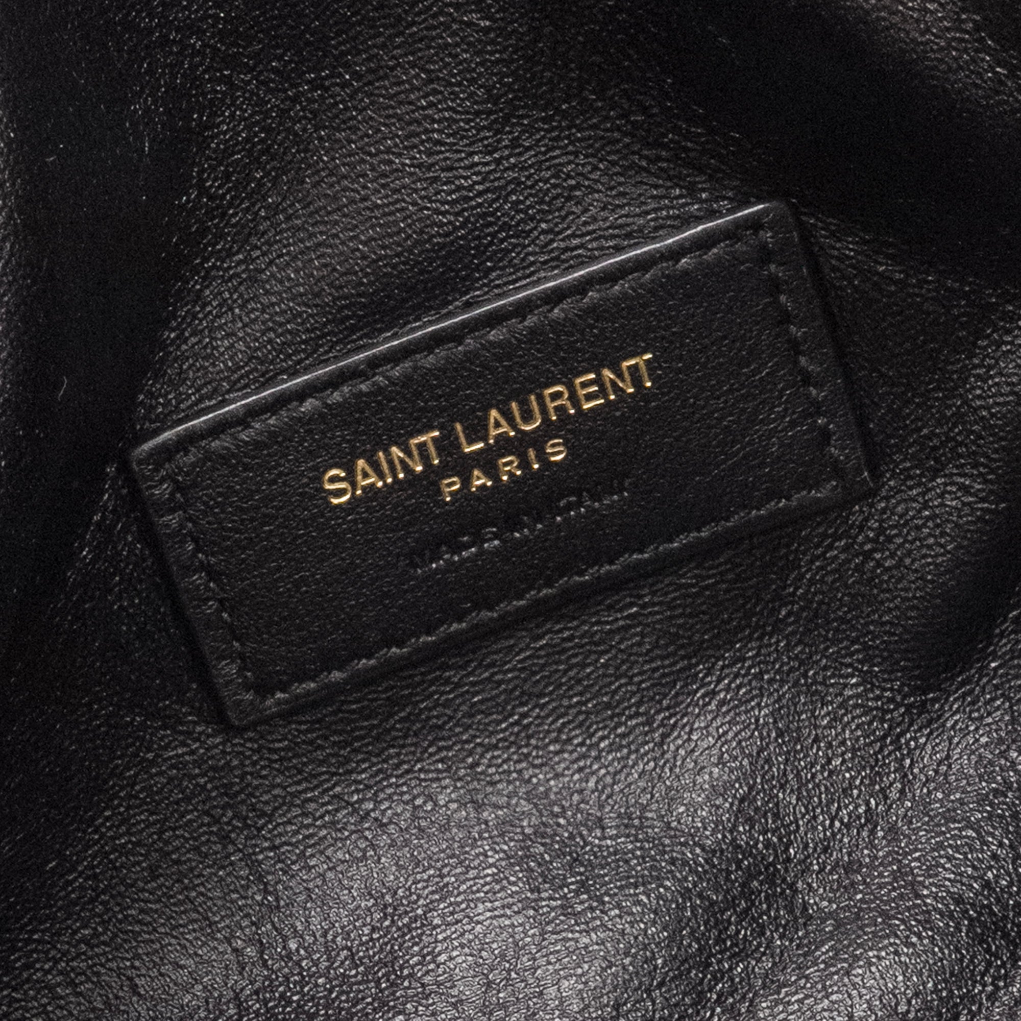SAINT LAURENT - Sac à bandoulière Gaby Camera Saint Laurent en cuir marron