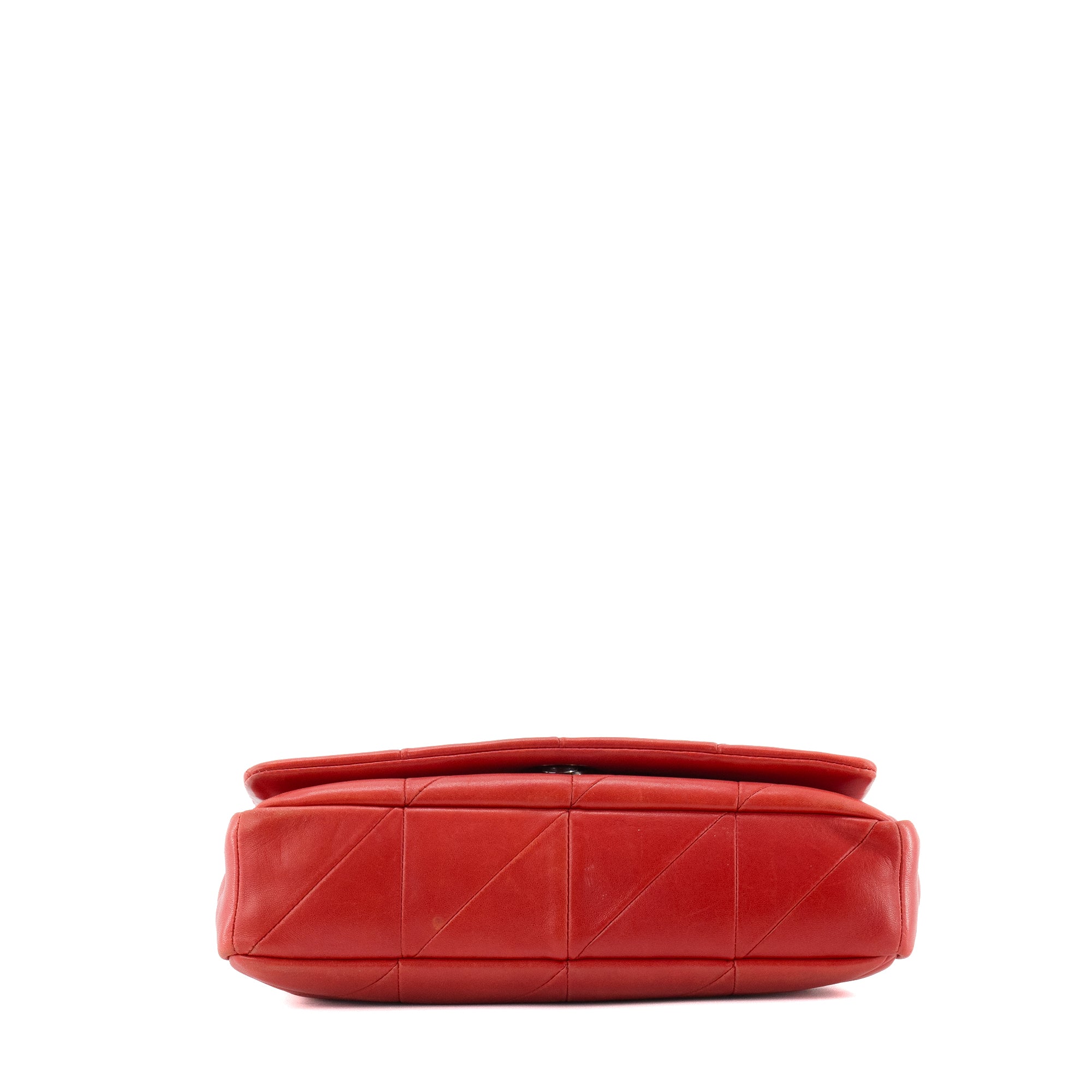 SAINT LAURENT - Sac à bandoulière Jamie medium Saint Laurent en cuir rouge